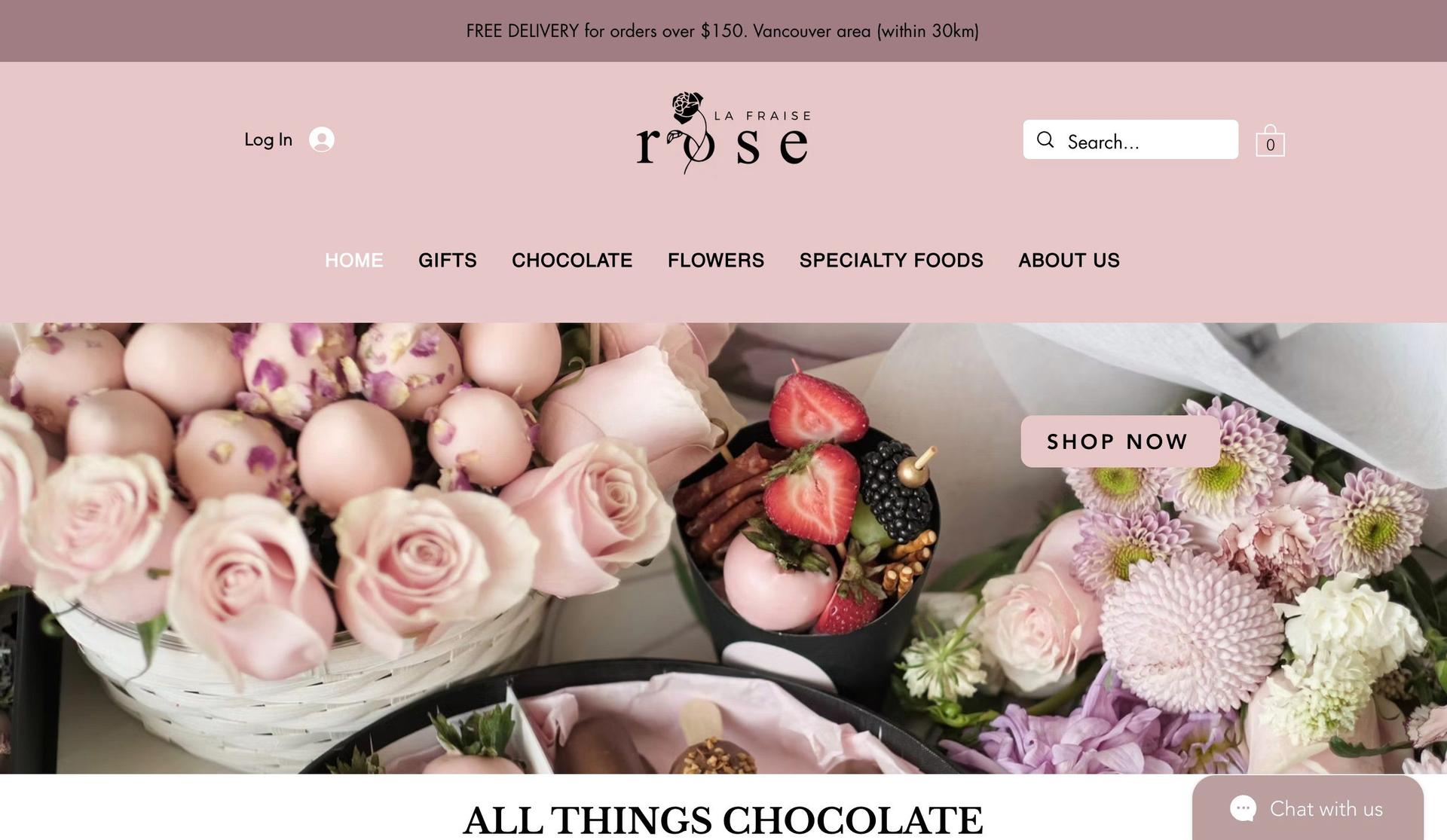 La Fraise Rose-small business websites