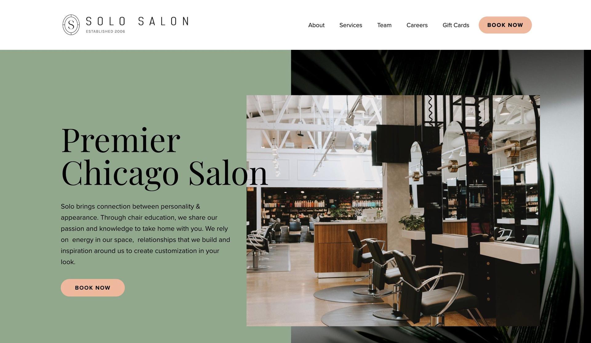 Solo Salon-small business websites