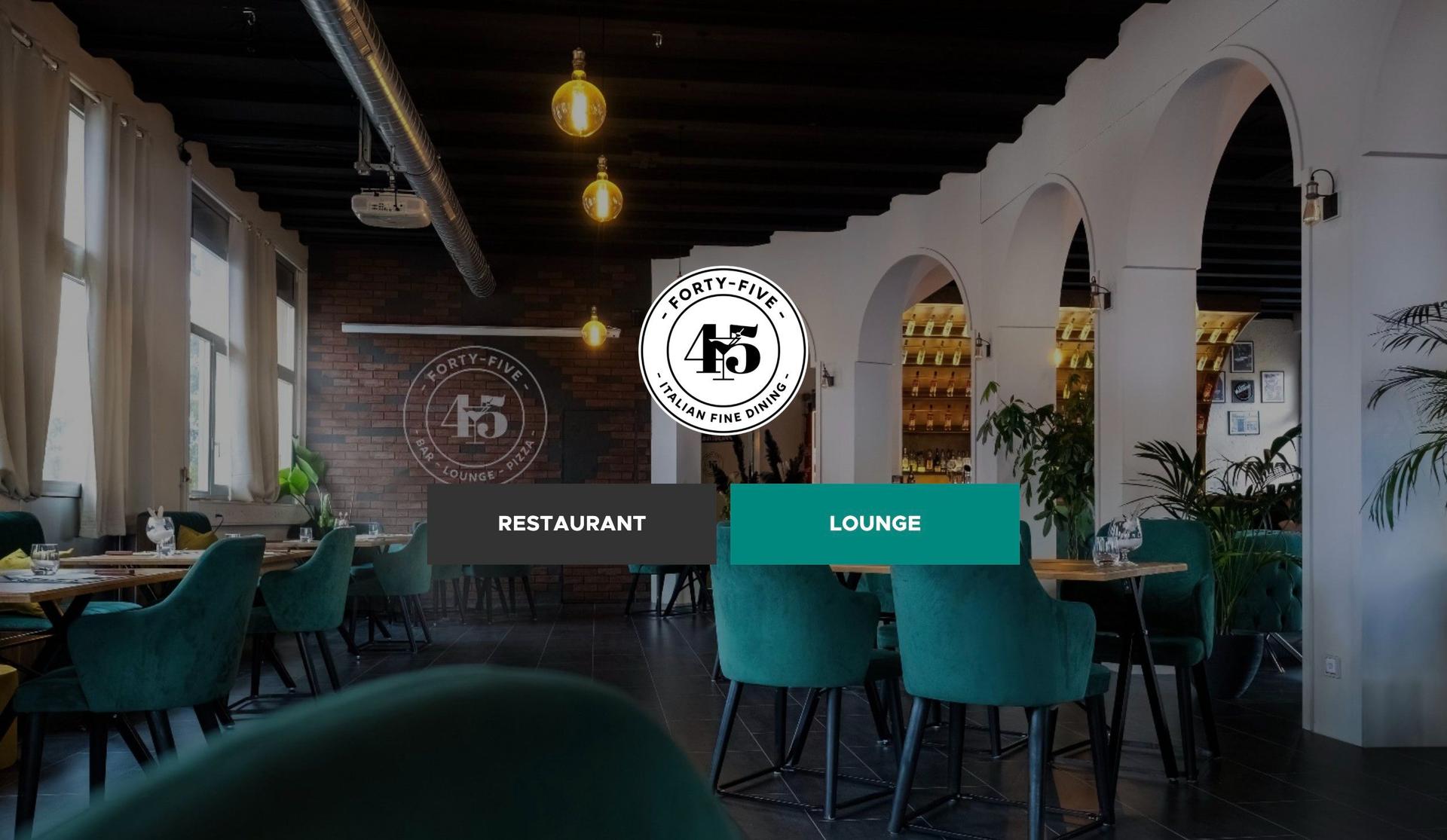 Bar Forty Five-small business websites