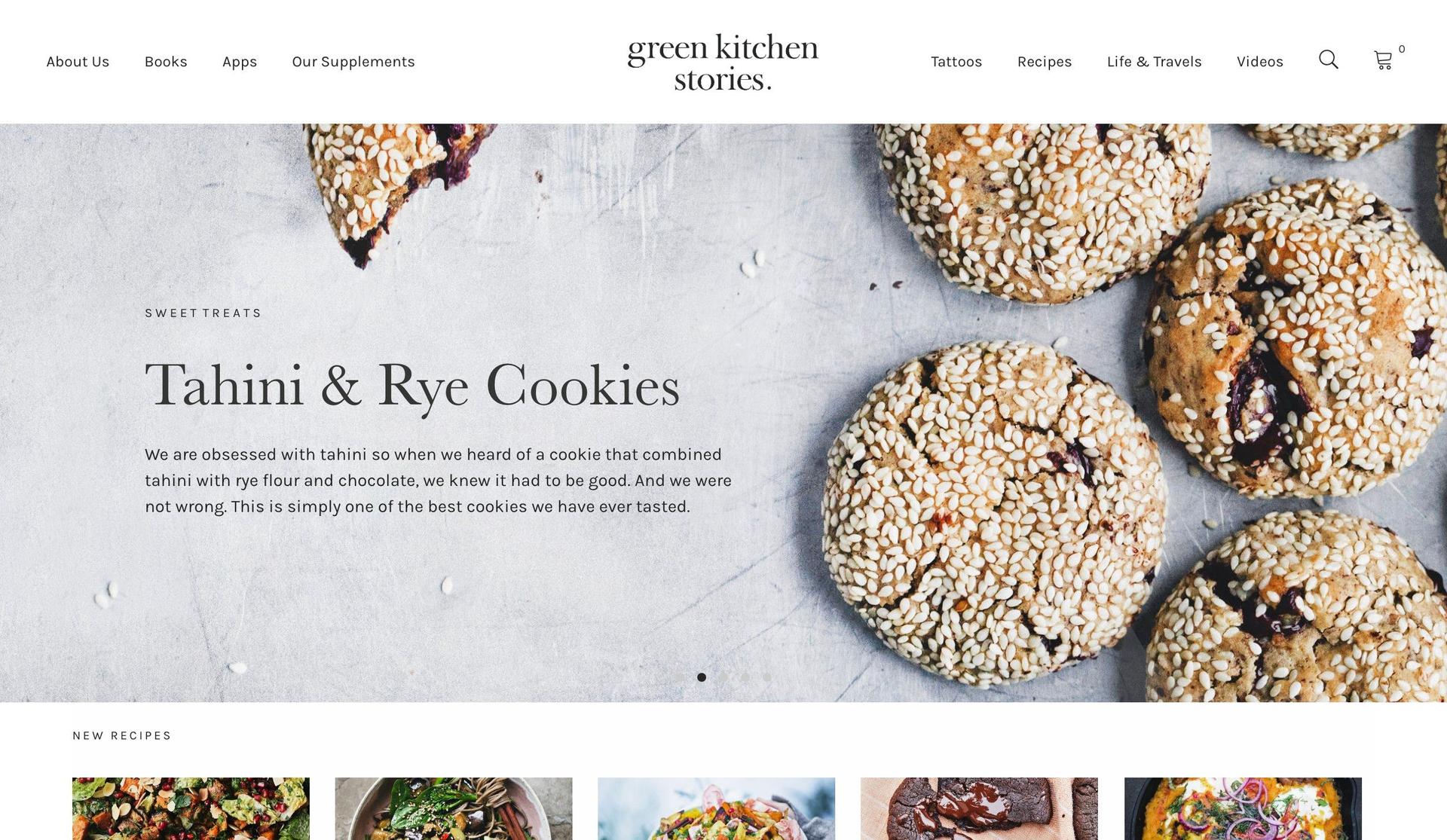 Green Kitchen Stories-food blog examples