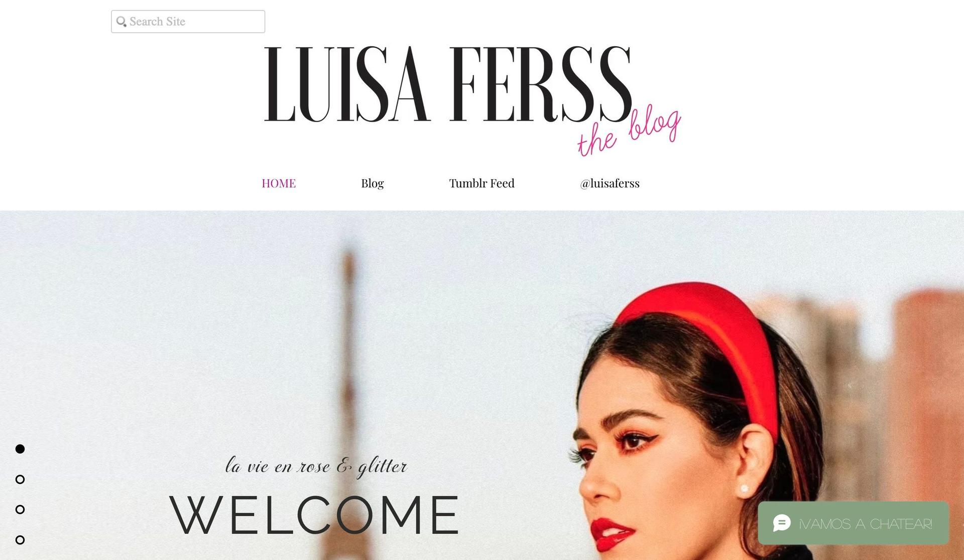 Luisa Ferss-+lifestyle website examples+