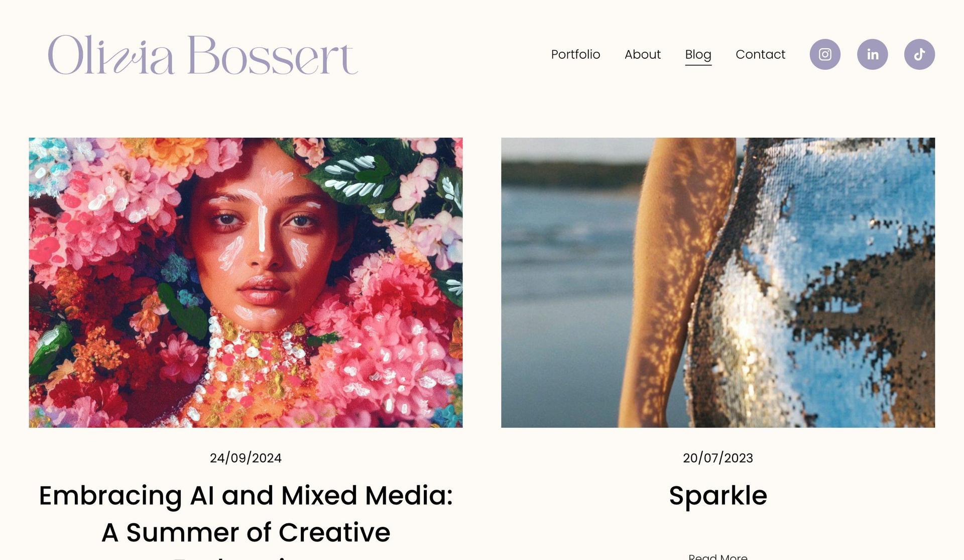 Olivia Bossert-+blog design examples+