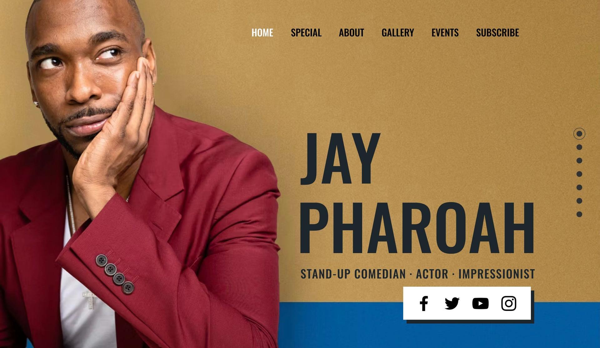 Jay Pharoah-comedian websites