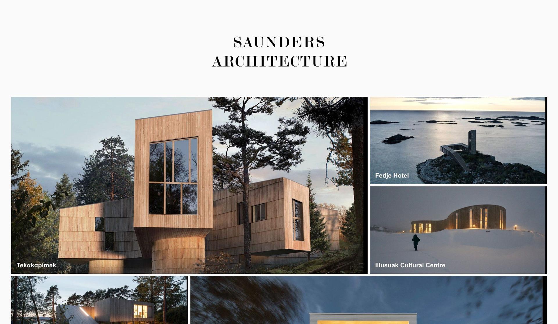 Saunders Architecture-architecture portfolio examples