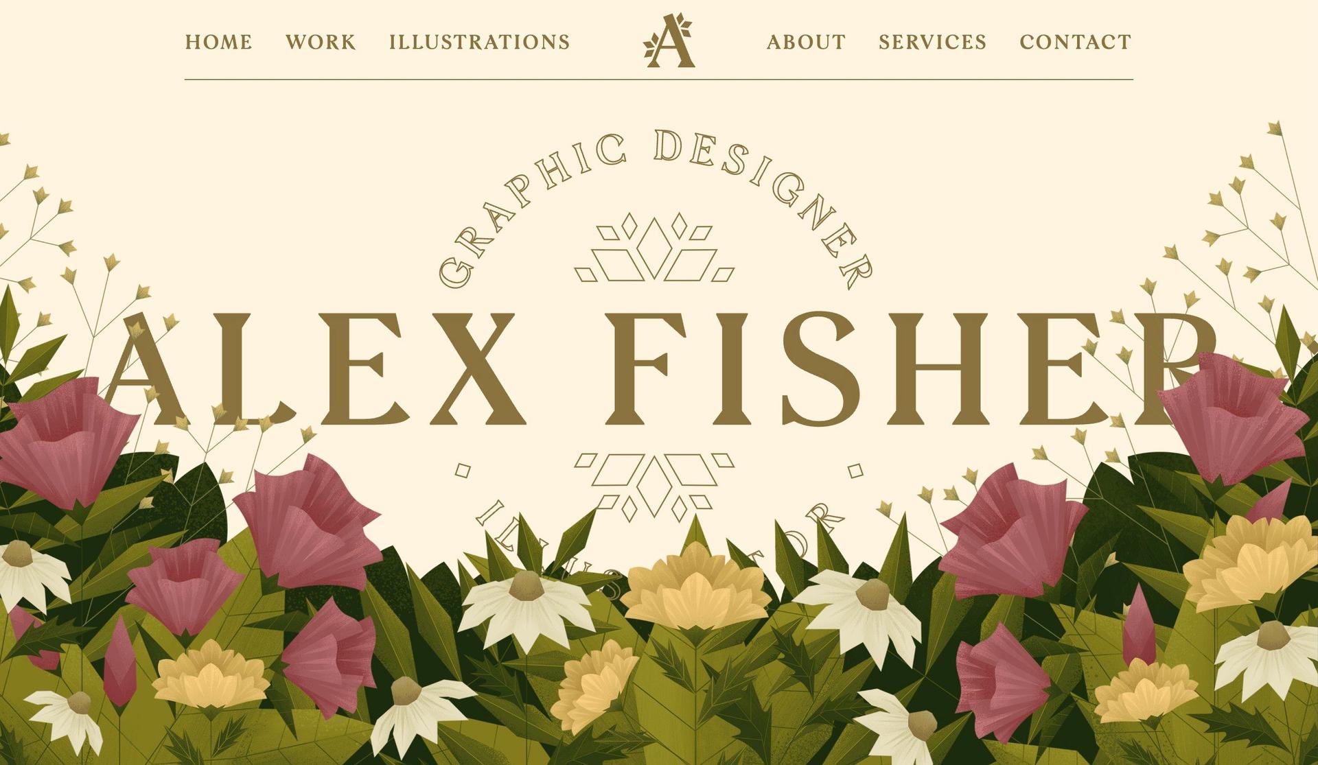 Alex Fisher Design-graphic design portfolio examples