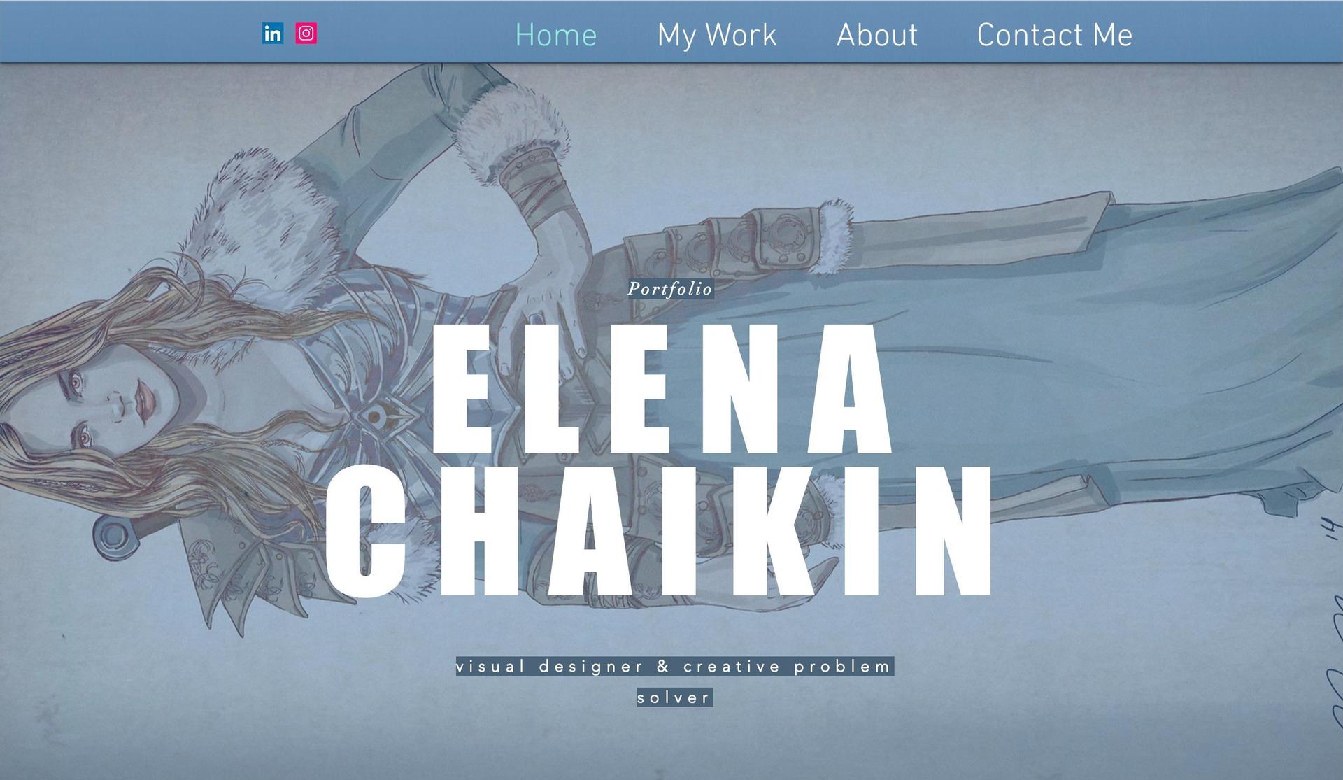 Elena Chaikin-student portfolio examples