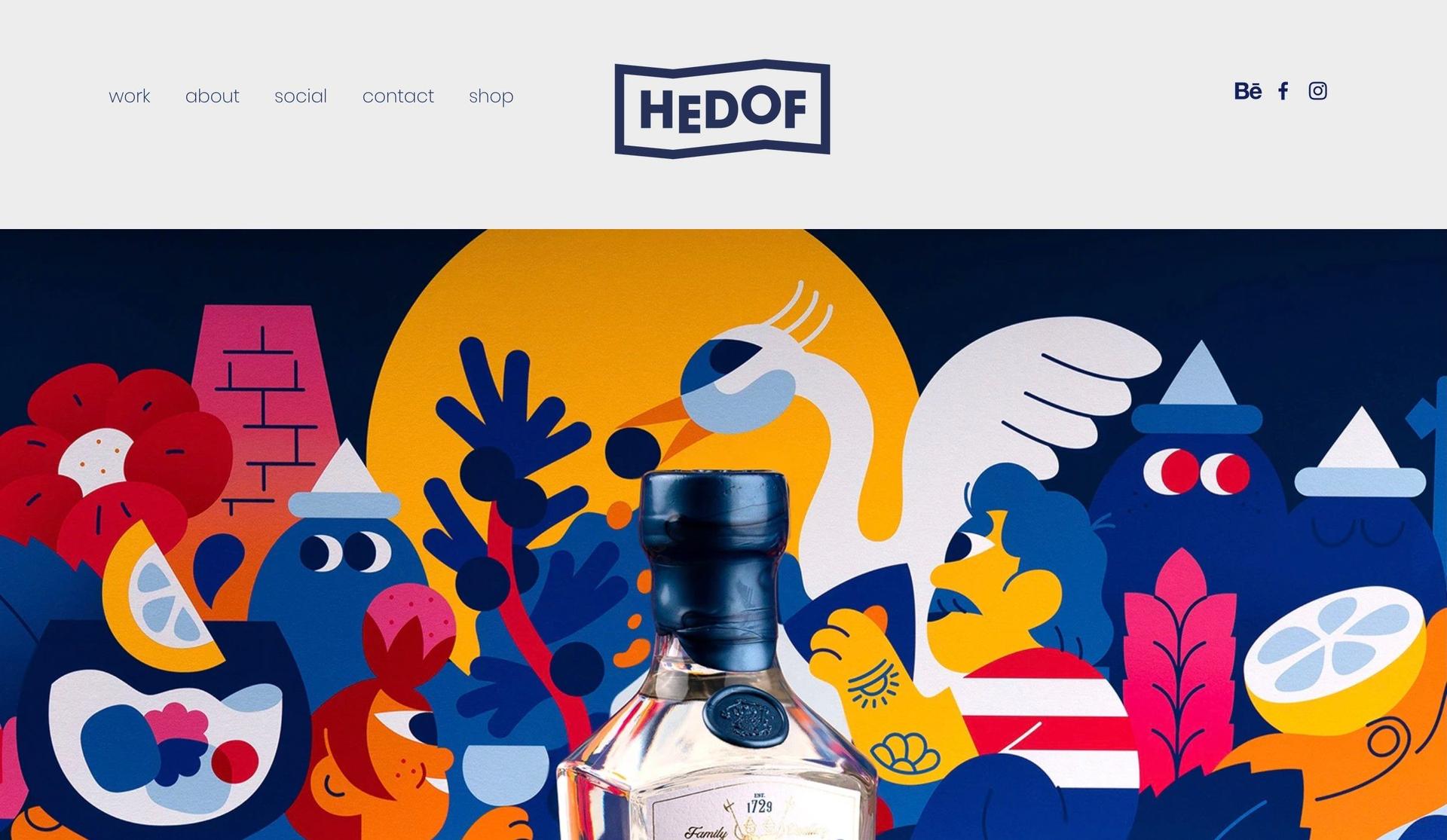 Hedof-colorful websites