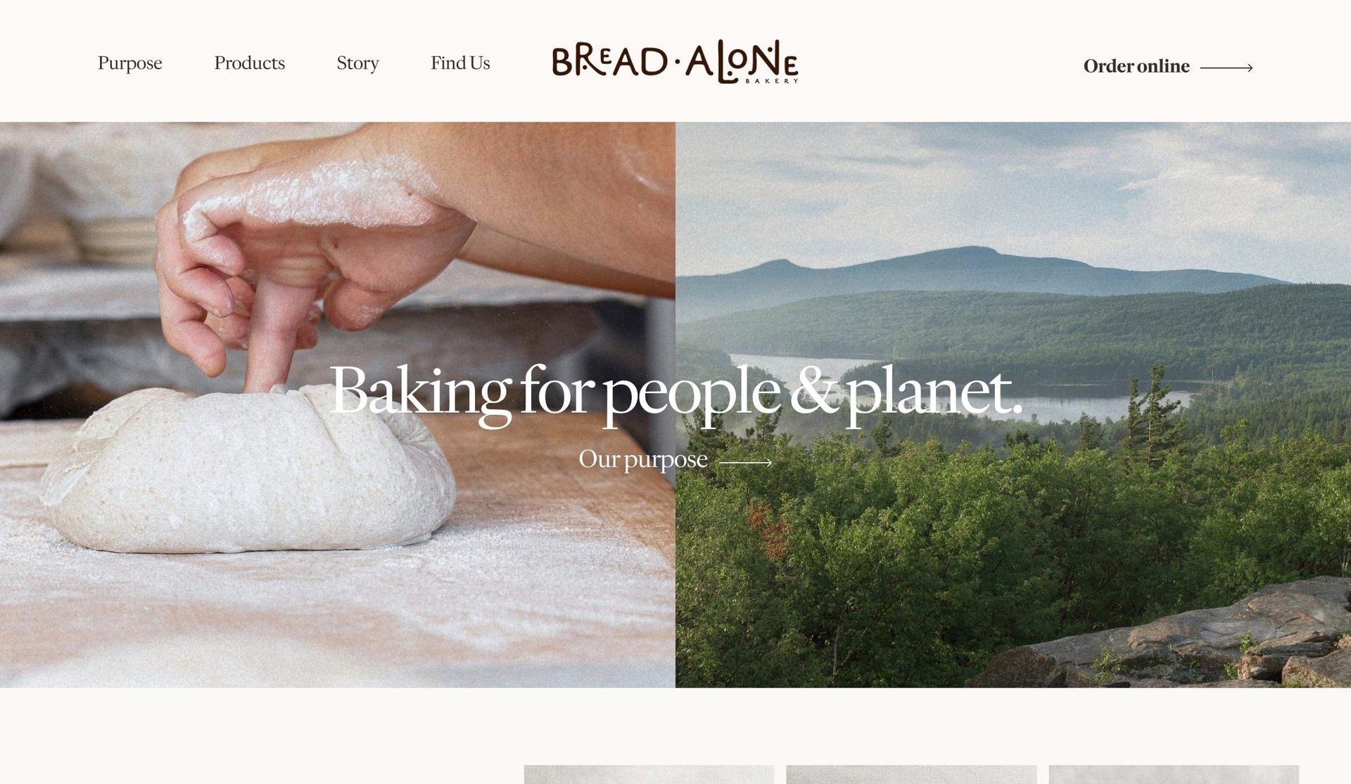 Bread Alone-bakery websites