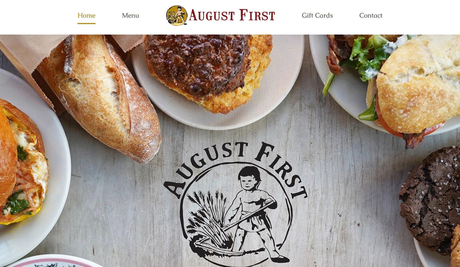 August First-bakery websites