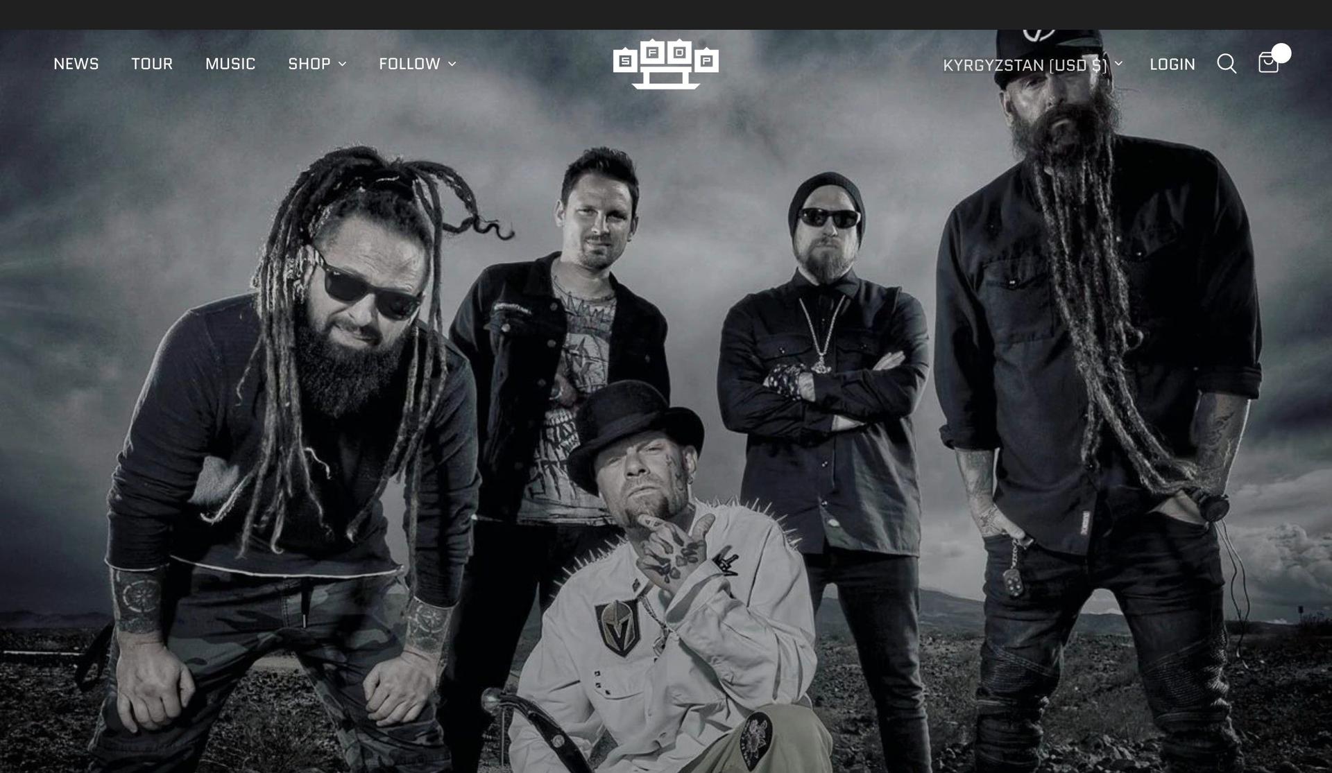 Five Finger Death Punch-band websites