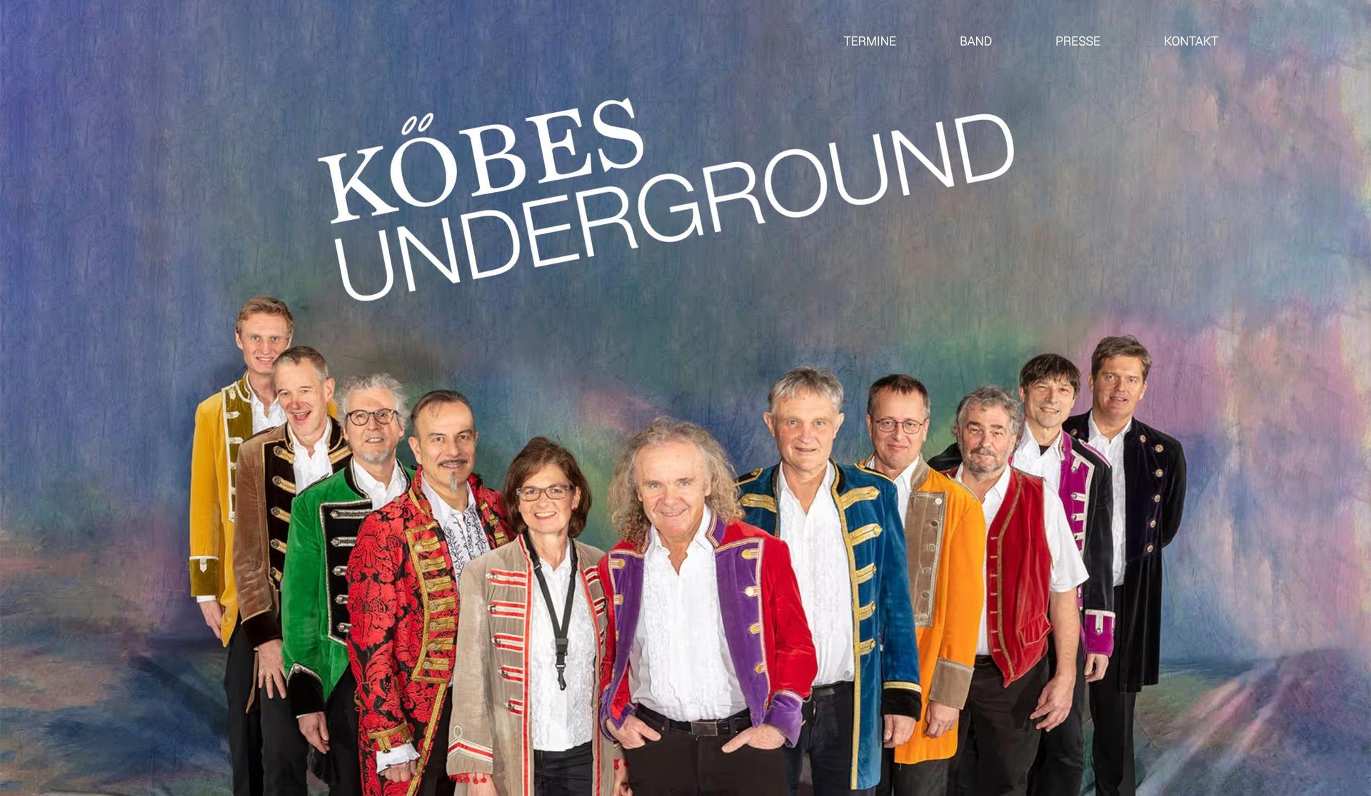 Koebes Underground-band websites