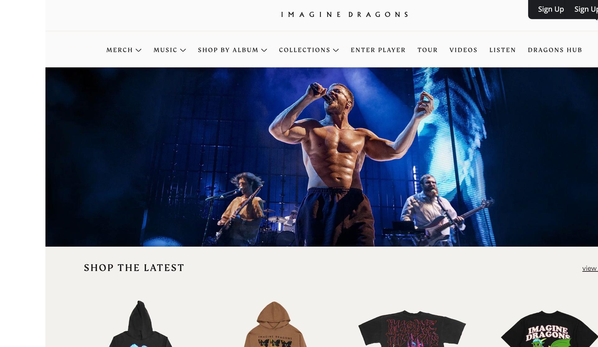 Imagine Dragons-band websites