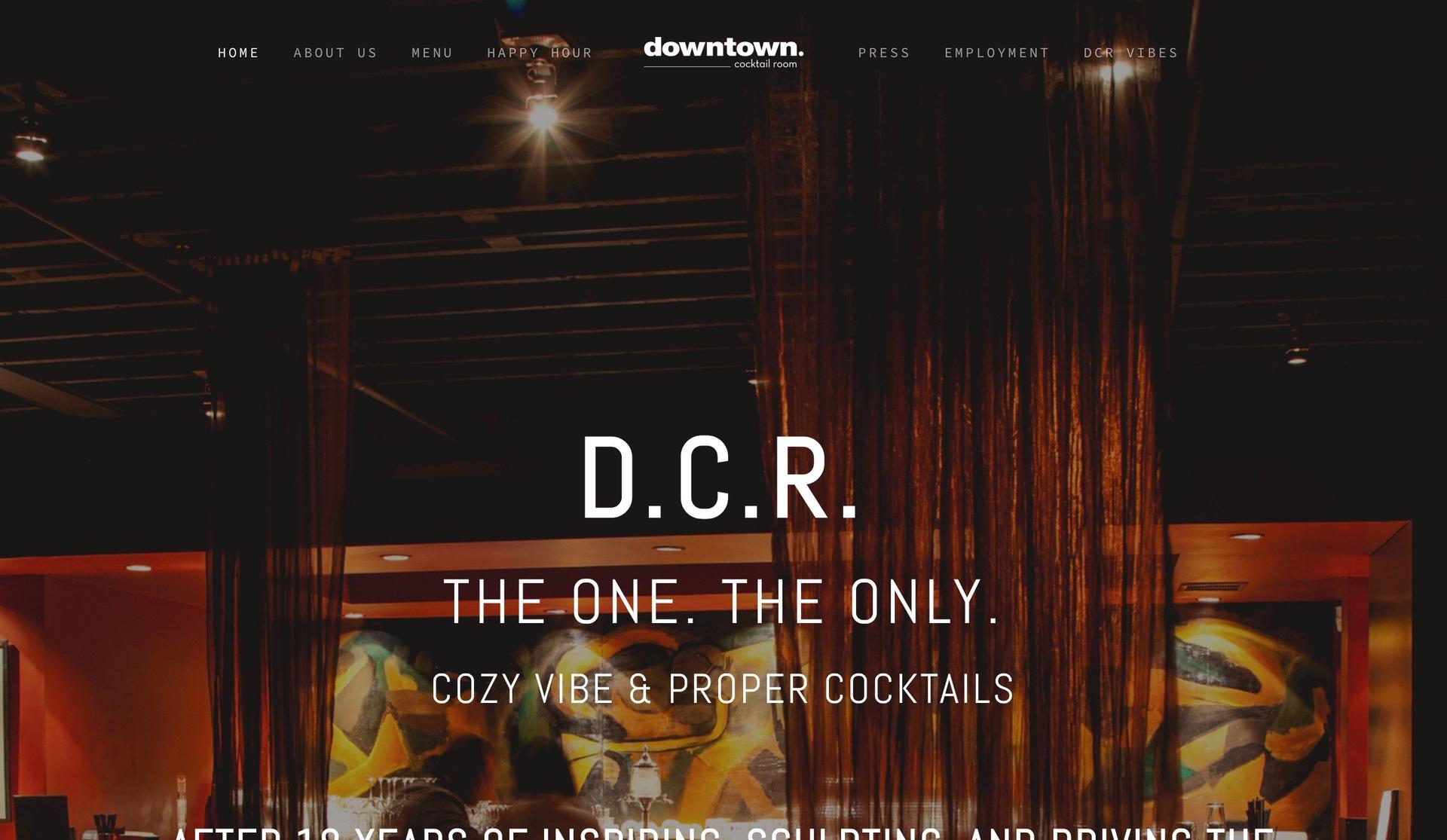 Downtown Cocktail Room-bar websites