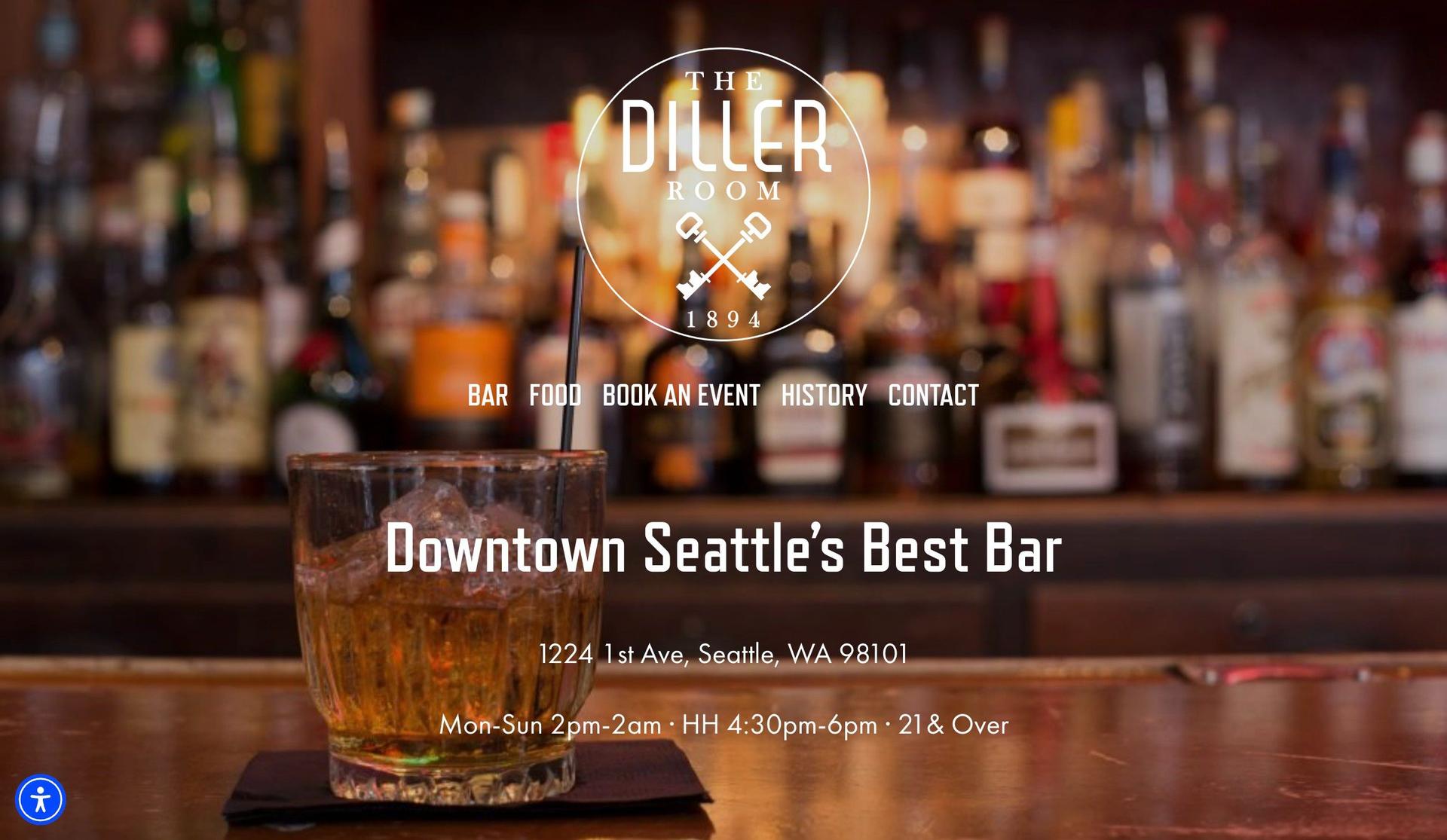 Diller Room-bar websites