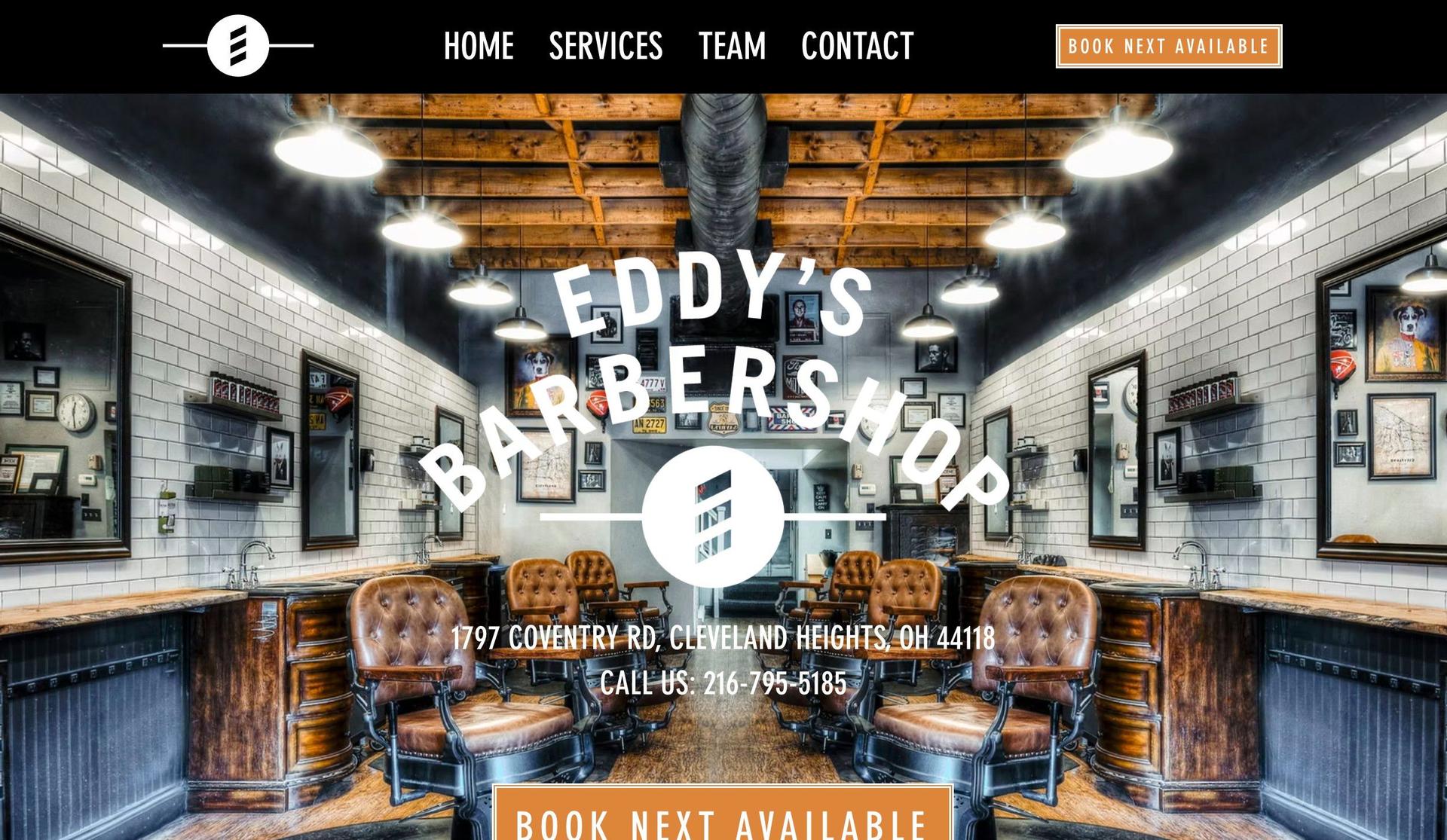 Eddy's Barbershop-barbershop websites