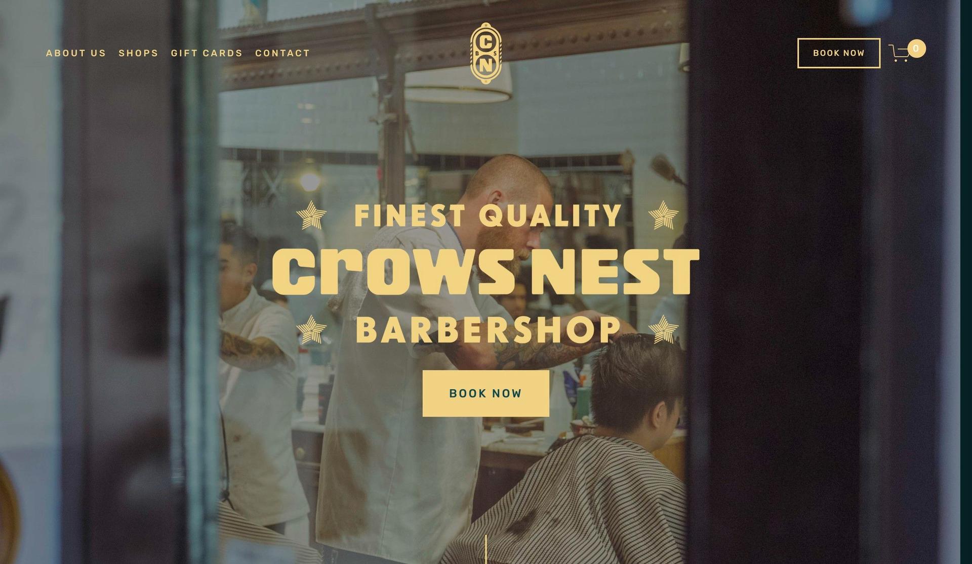 Crow's Nest Barbershop-barbershop websites