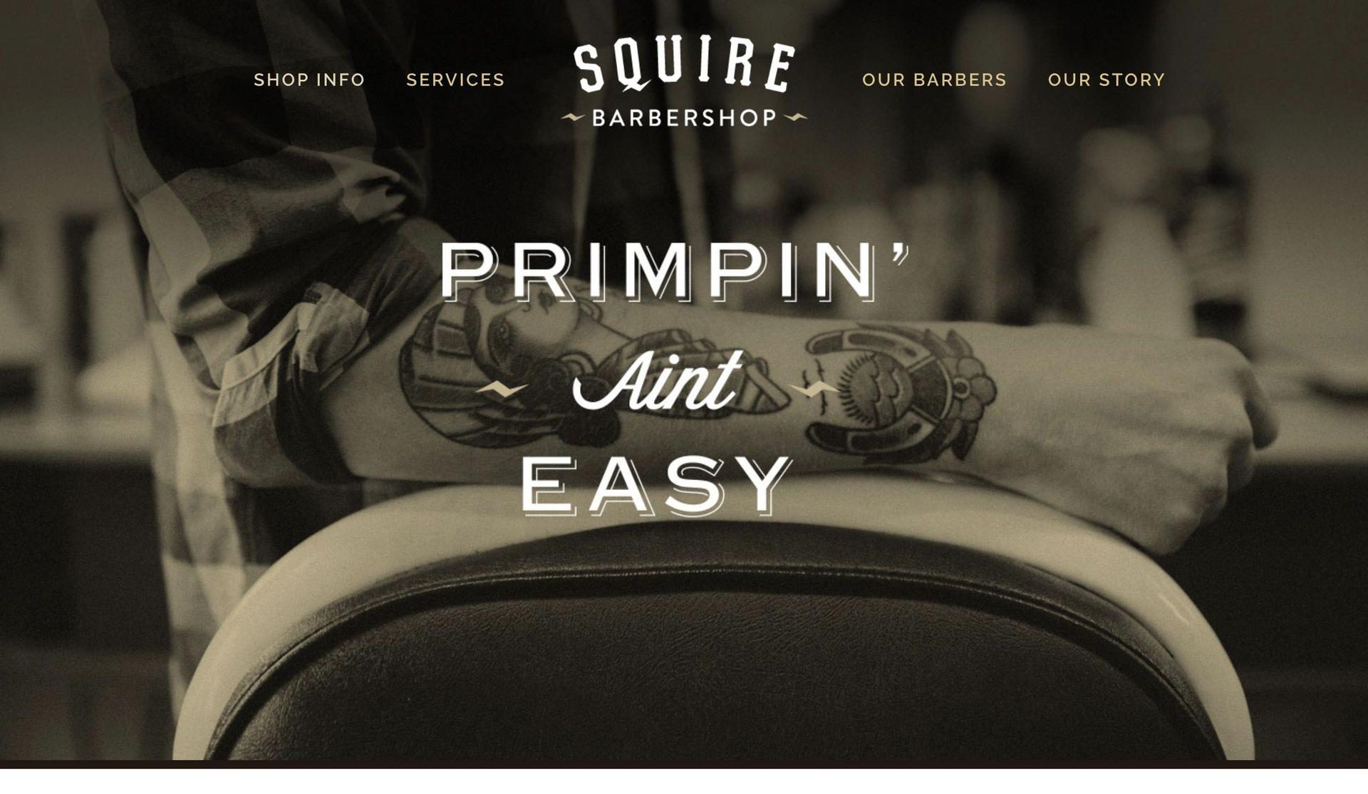 Squire Barbershop-barbershop websites