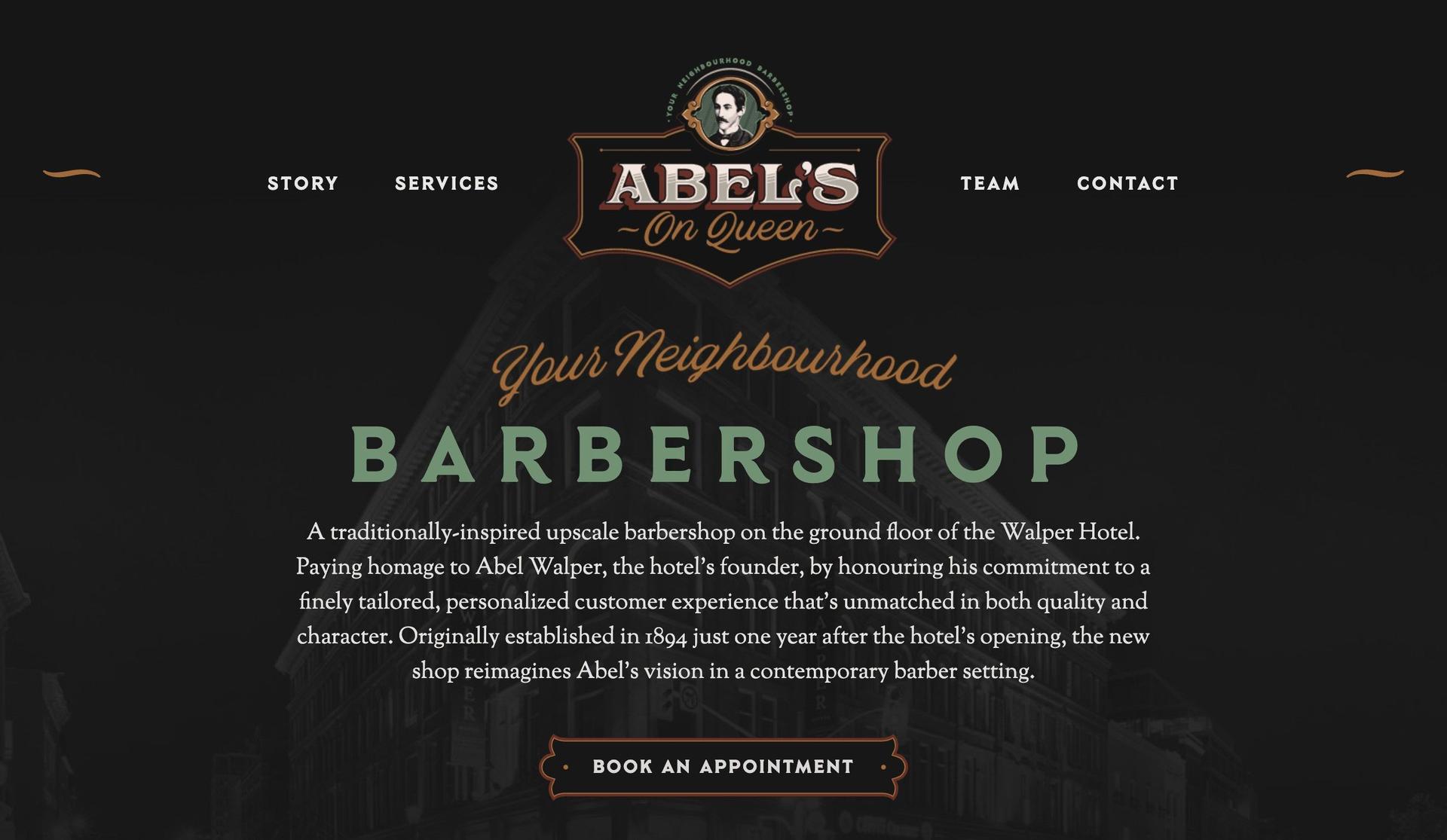 Abelson Queen-barbershop websites