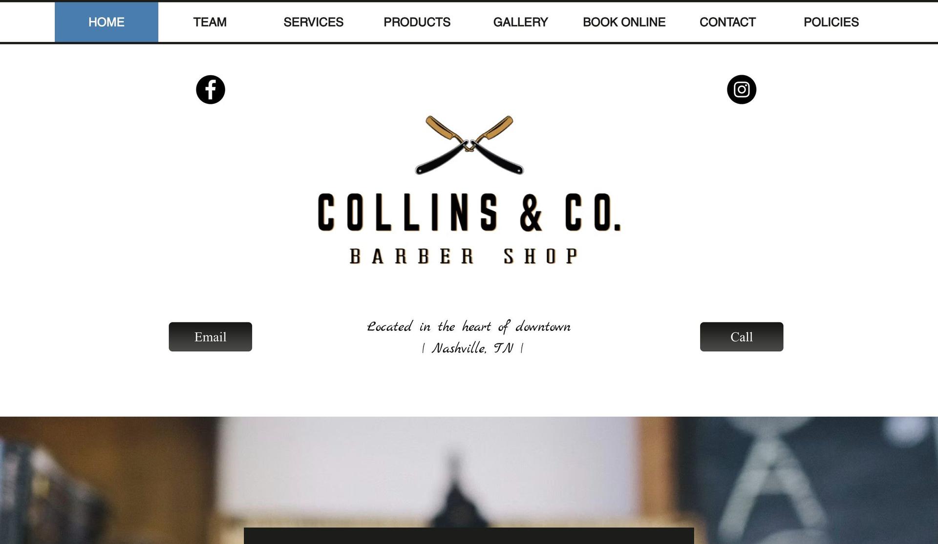 Collins & Co Barbershop-barbershop websites