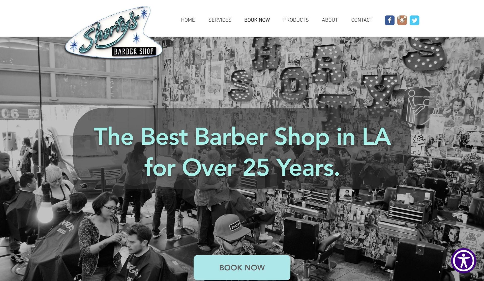 Shorty's Barbershop-barbershop websites