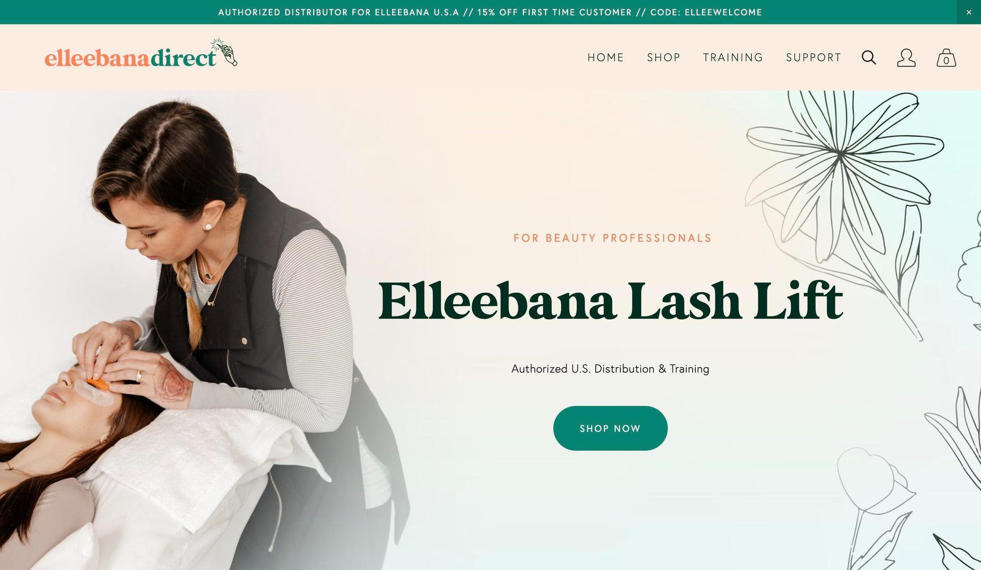 Elleebana Direct-beauty websites