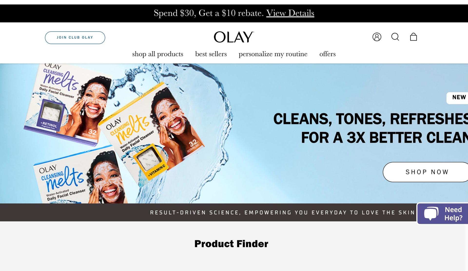 Olay-beauty websites