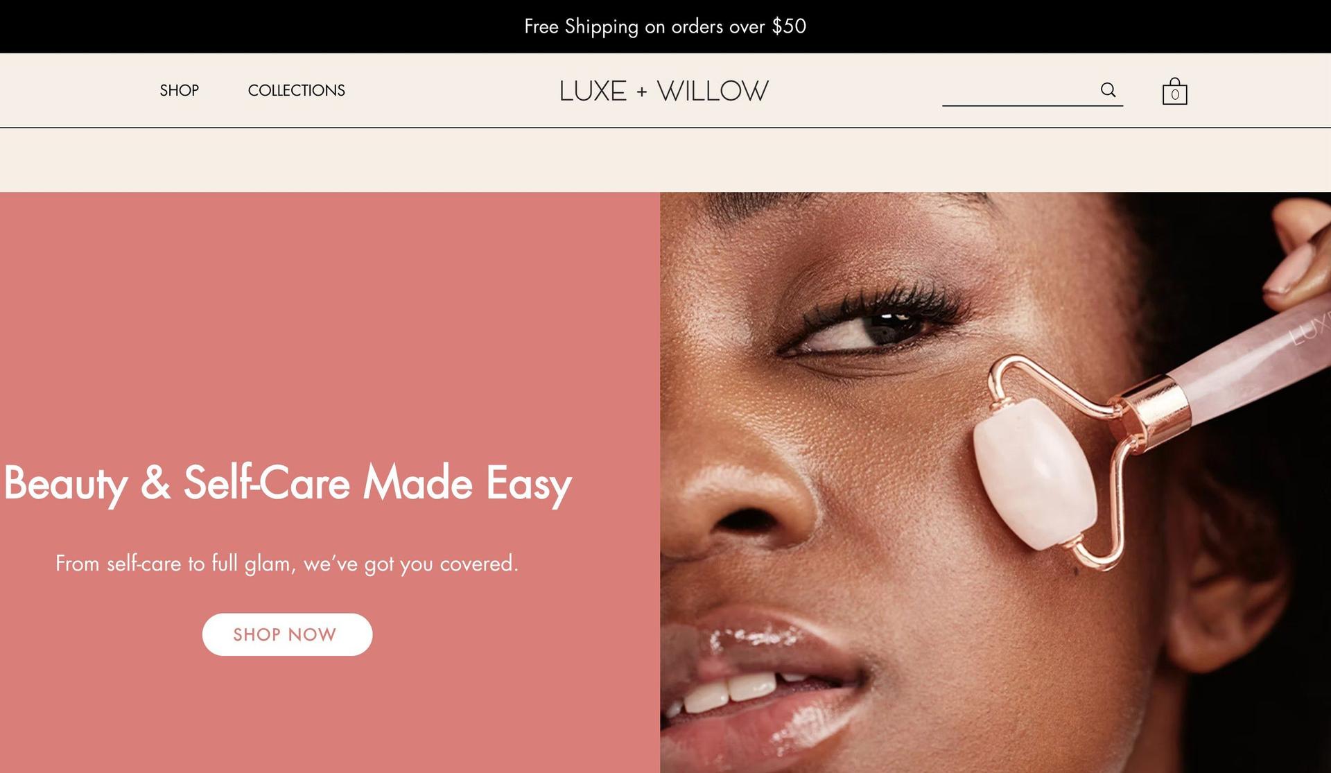 Luxe Willow-beauty websites