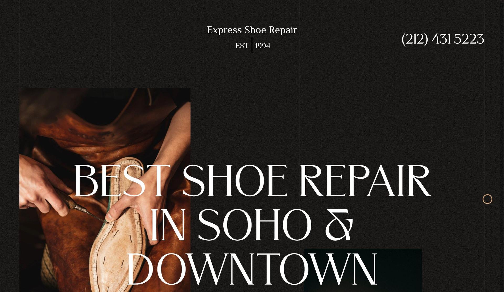 Express Shoe Repair NYC-black websites