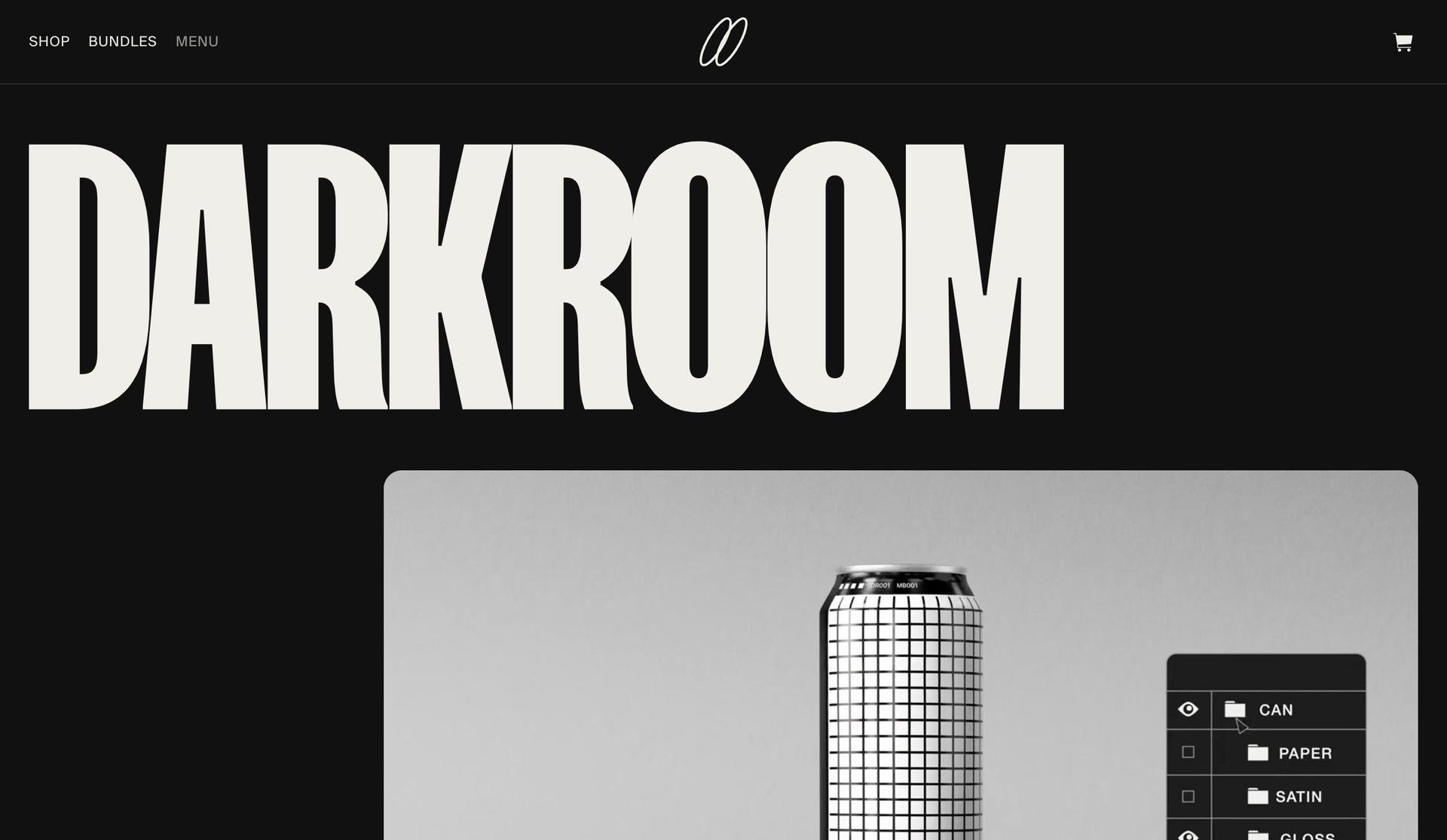 Darkroom-black websites