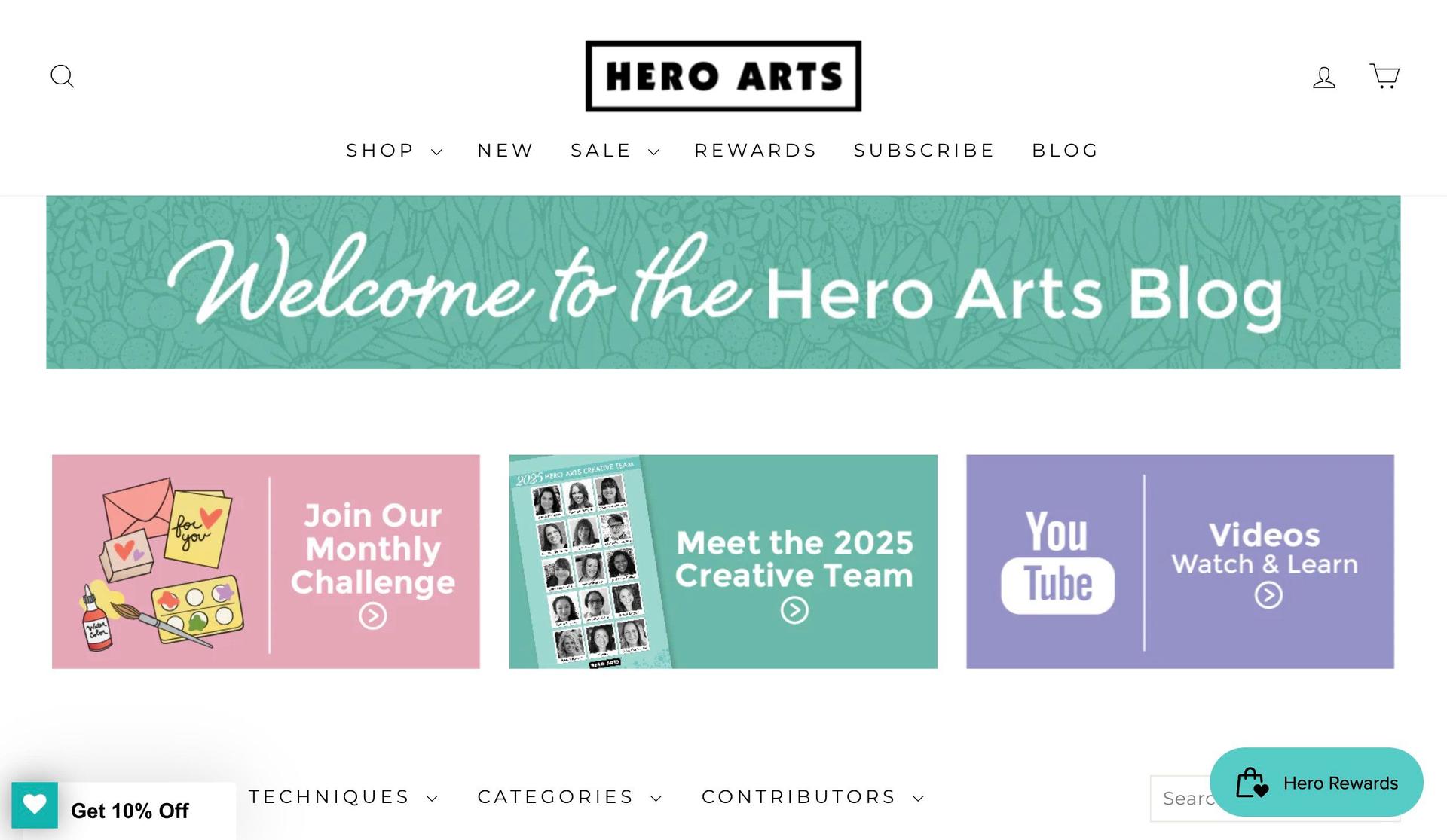 Hero Arts-+blog design examples+