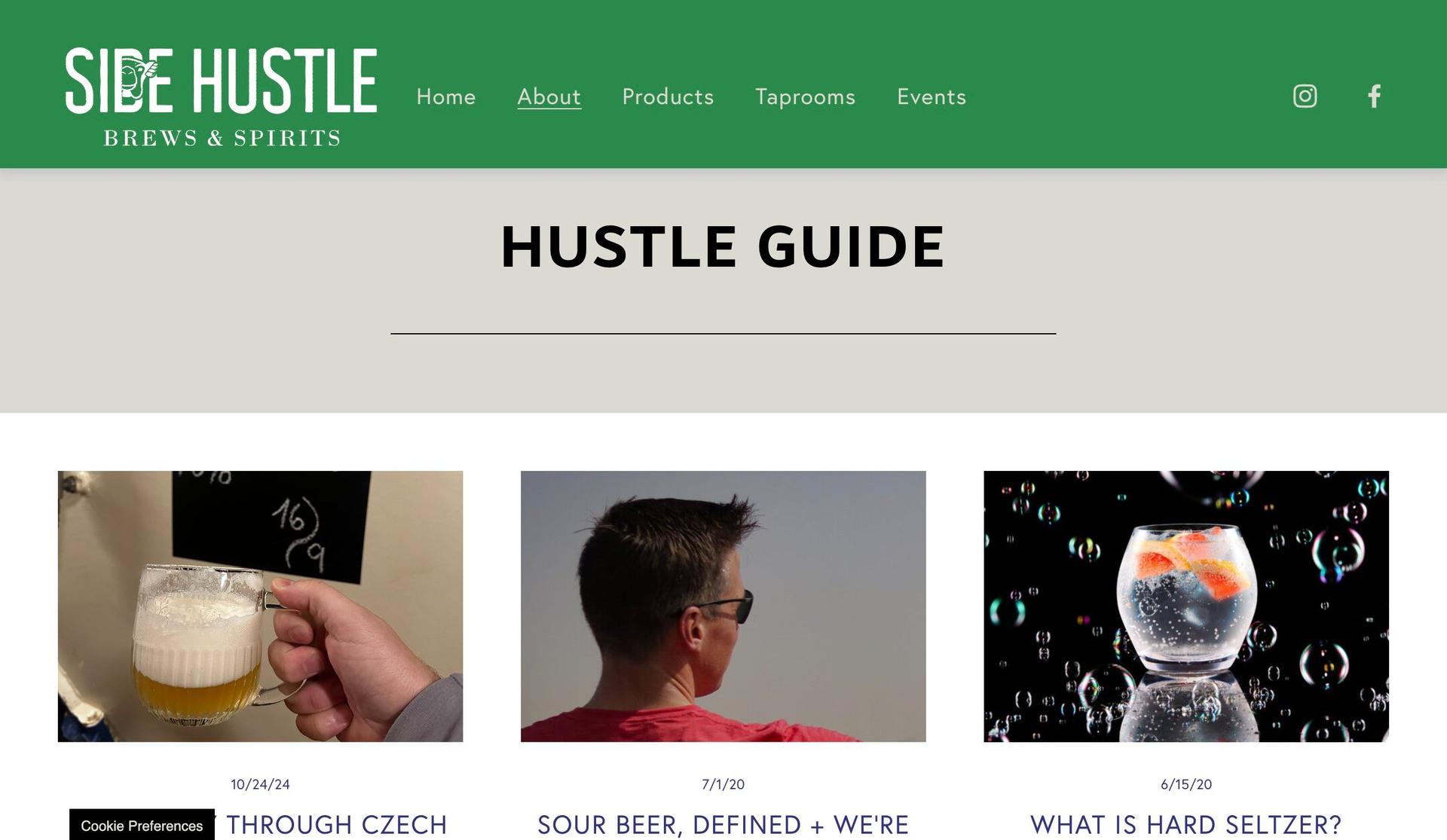 Side Hustle Craft-+blog design examples+