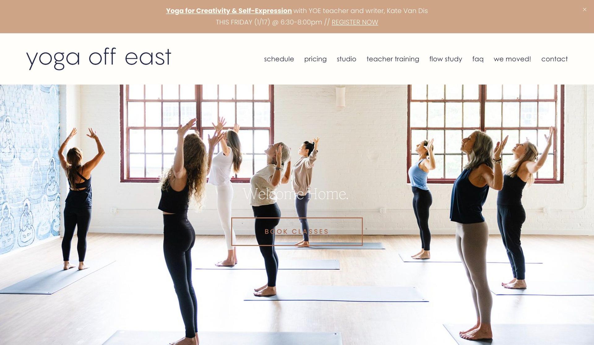 Yoga Off East-brown websites