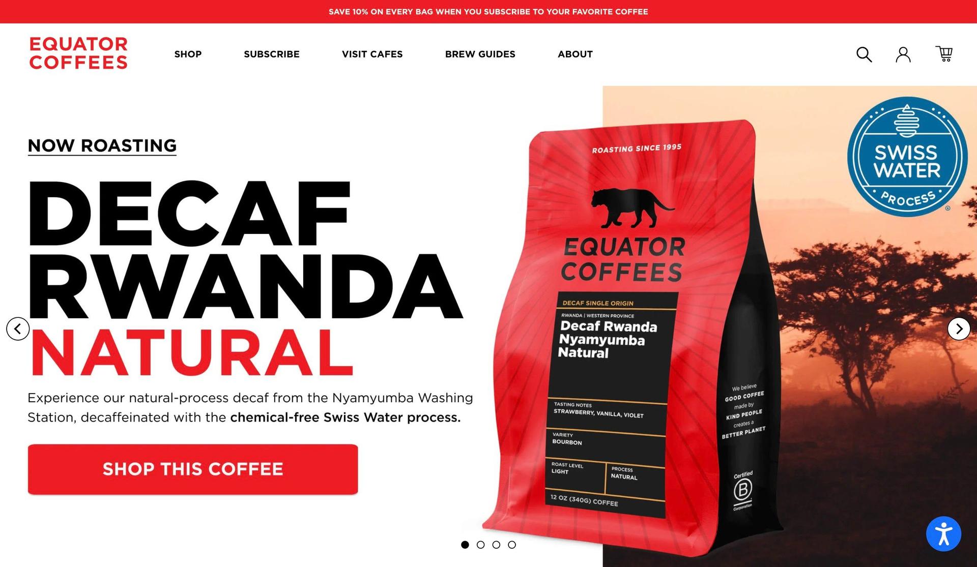 Equator Coffees-coffee shop websites