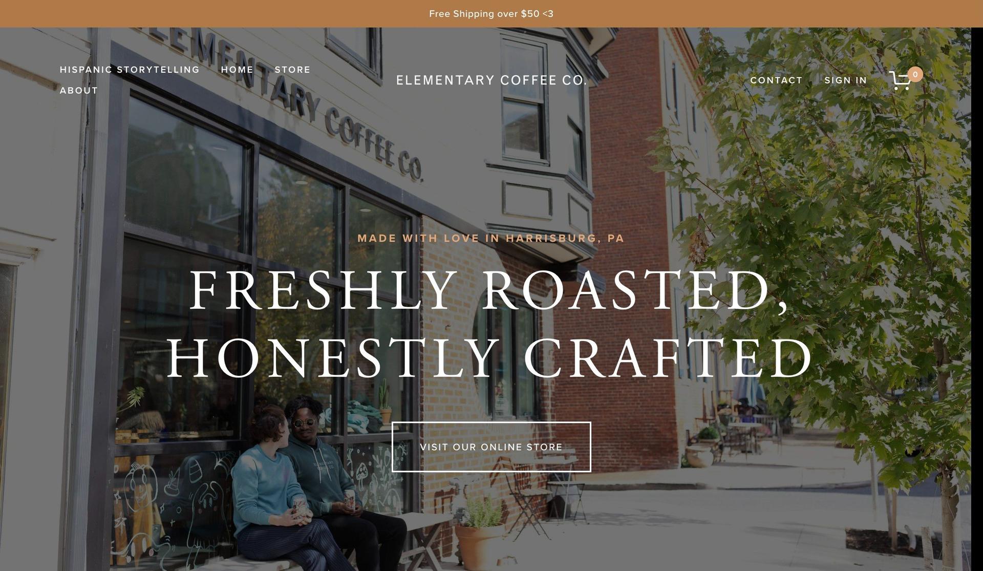 Elementary Coffee-coffee shop websites