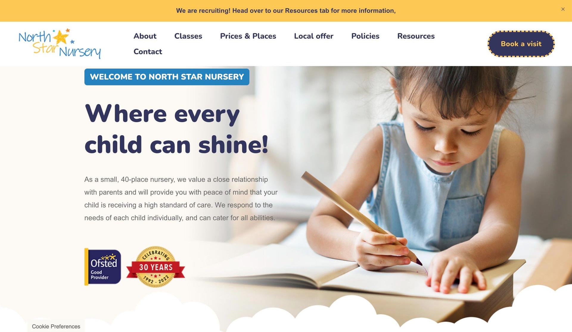 North Star Nursery-daycare websites