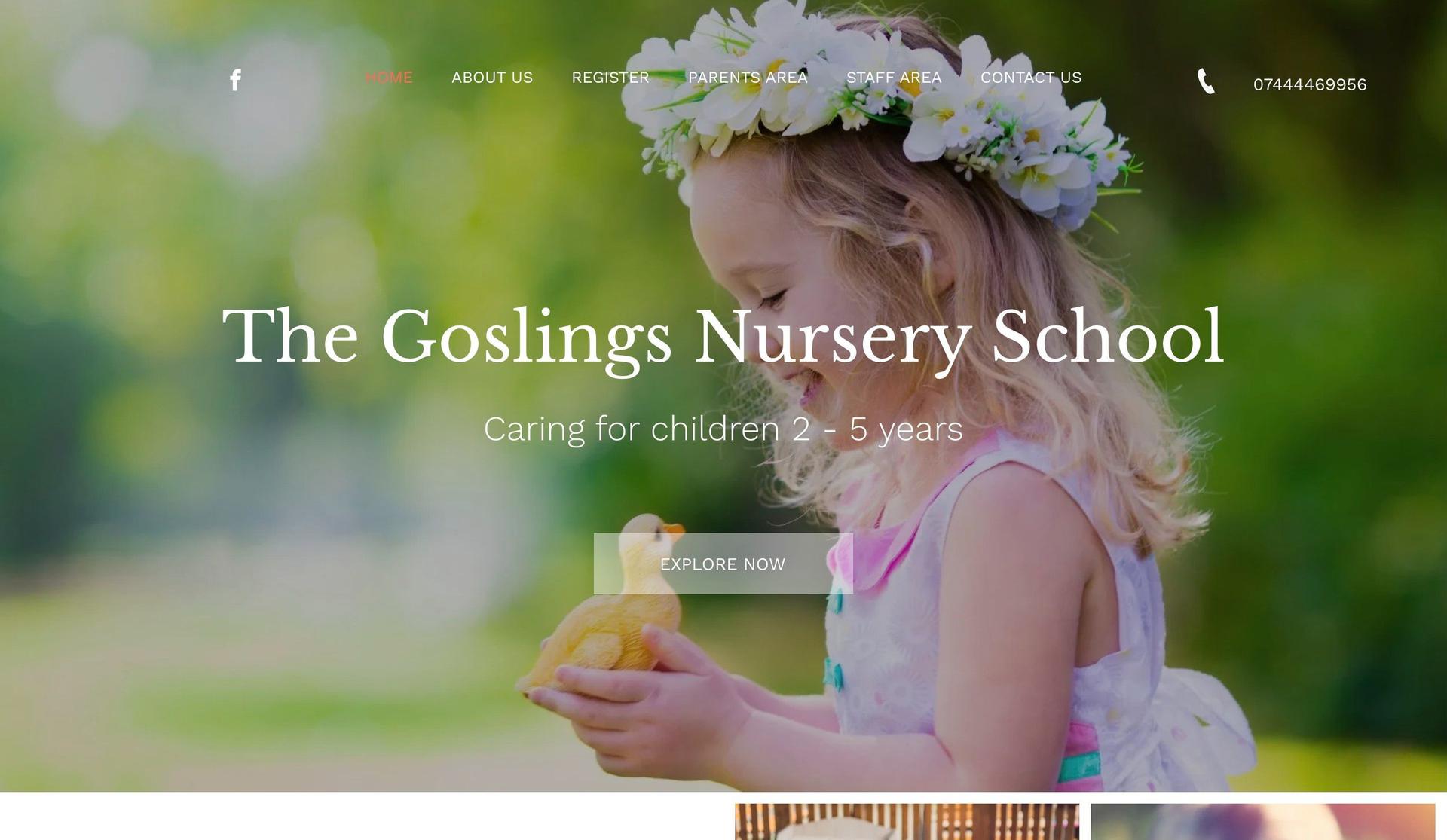 Goslings Nursery-daycare websites