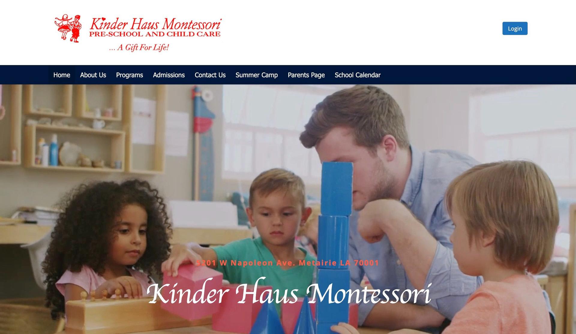 Kinderhaus Montessori-daycare websites