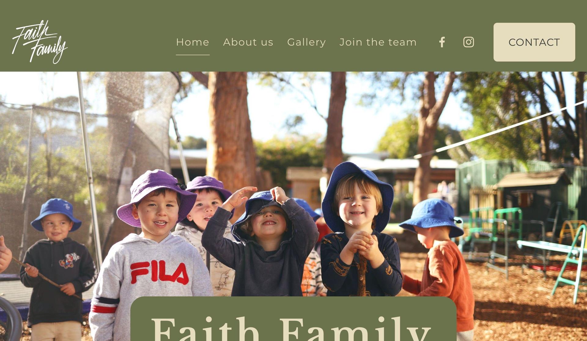 Faith Family Early Learning-daycare websites