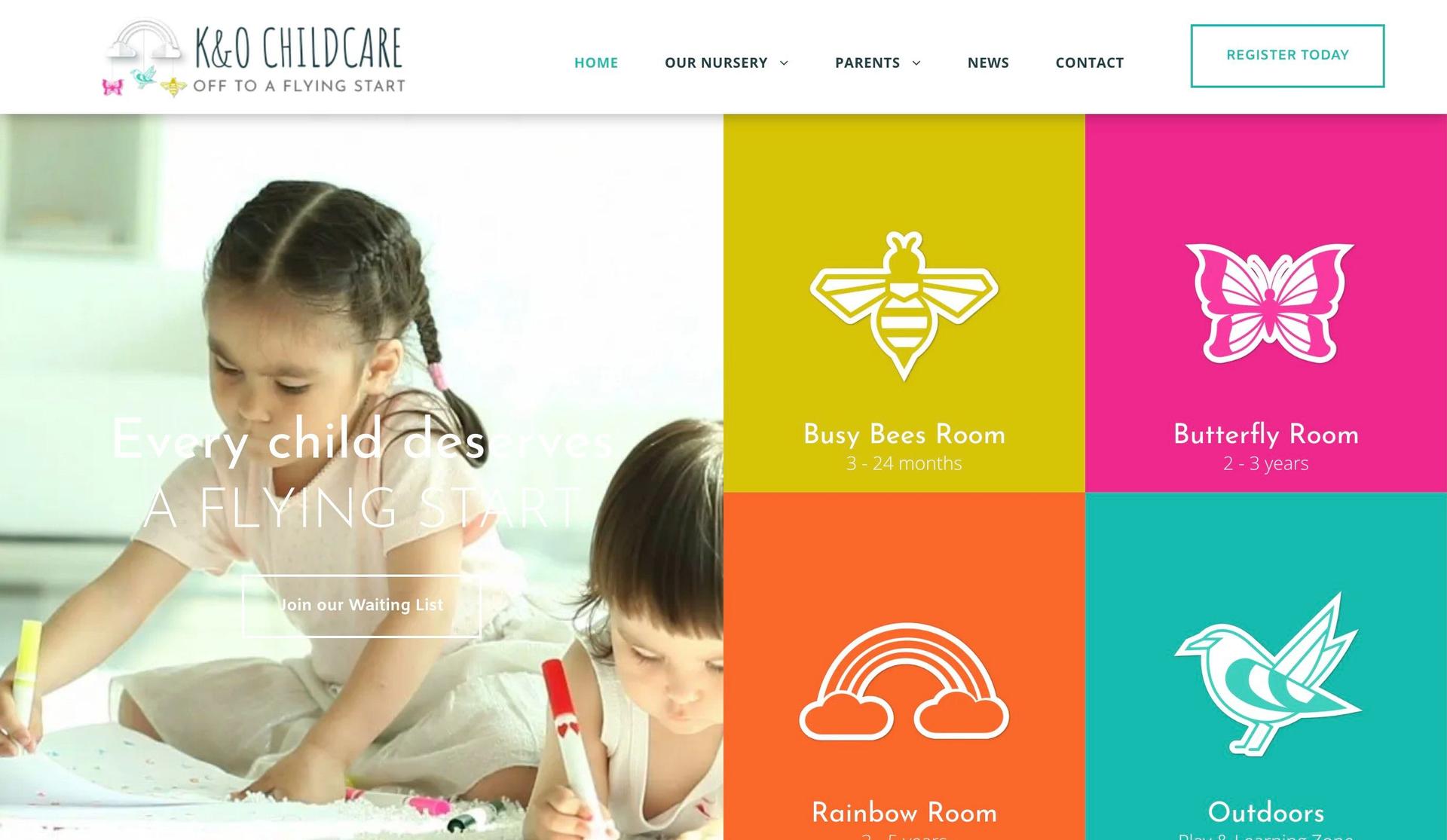 KO Childcare-daycare websites