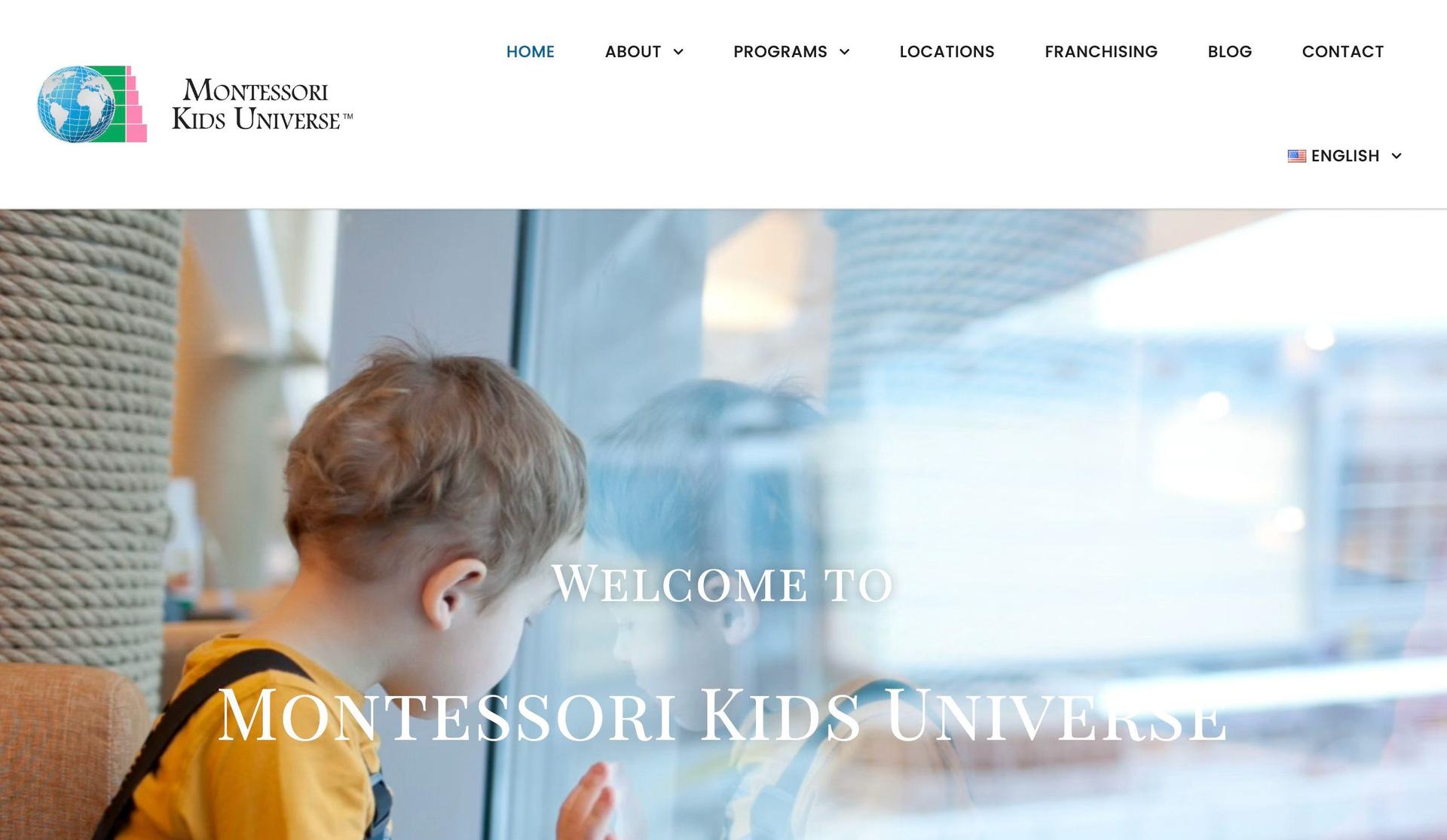 Montessori Kids Universe-daycare websites