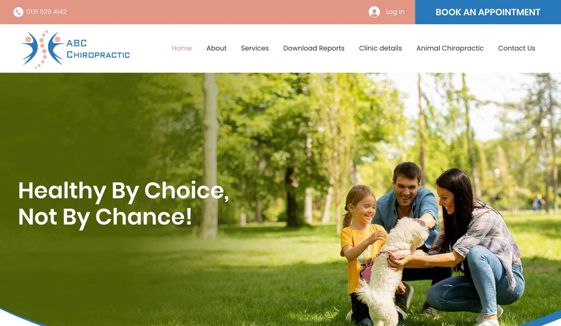 ABC Chiropractic-chiropractic website designs