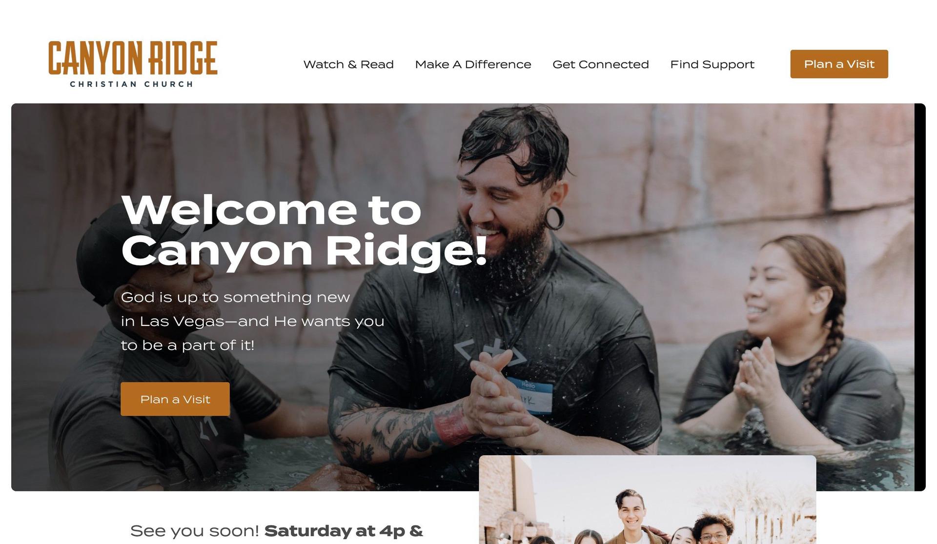 Canyon Ridge-church websites