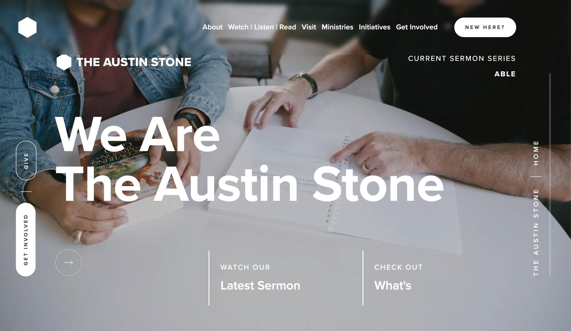 Austin Stone-church websites