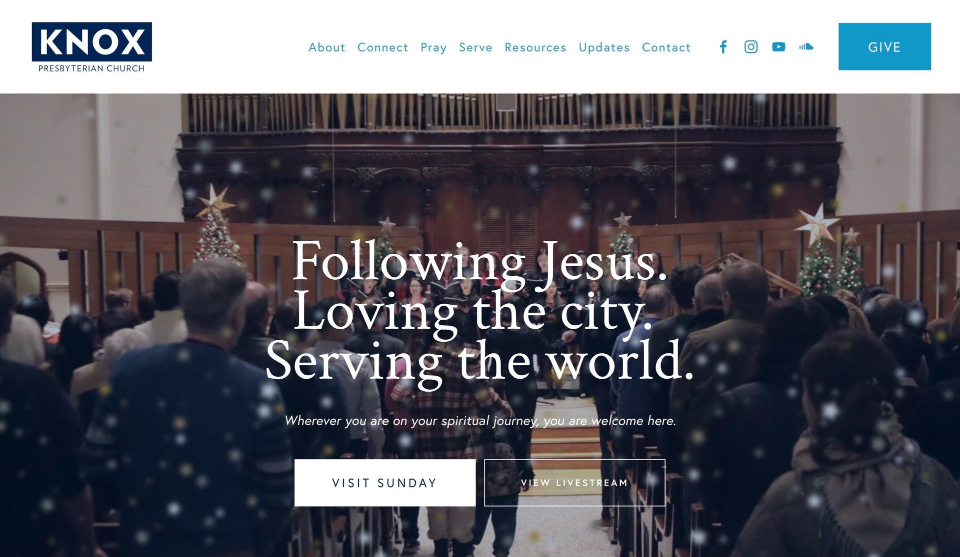 Knox Toronto-church websites