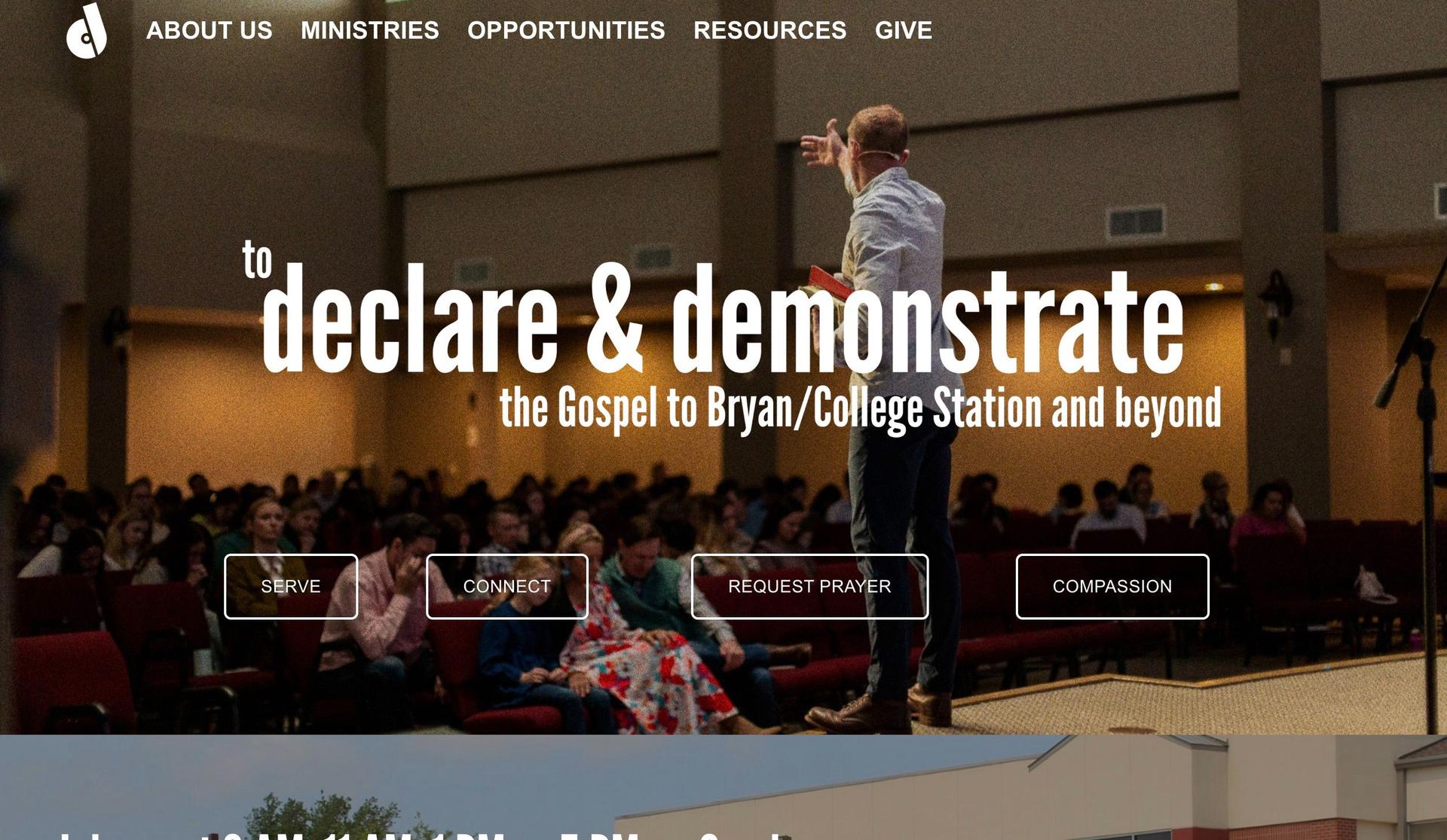 Declaration Church-church websites