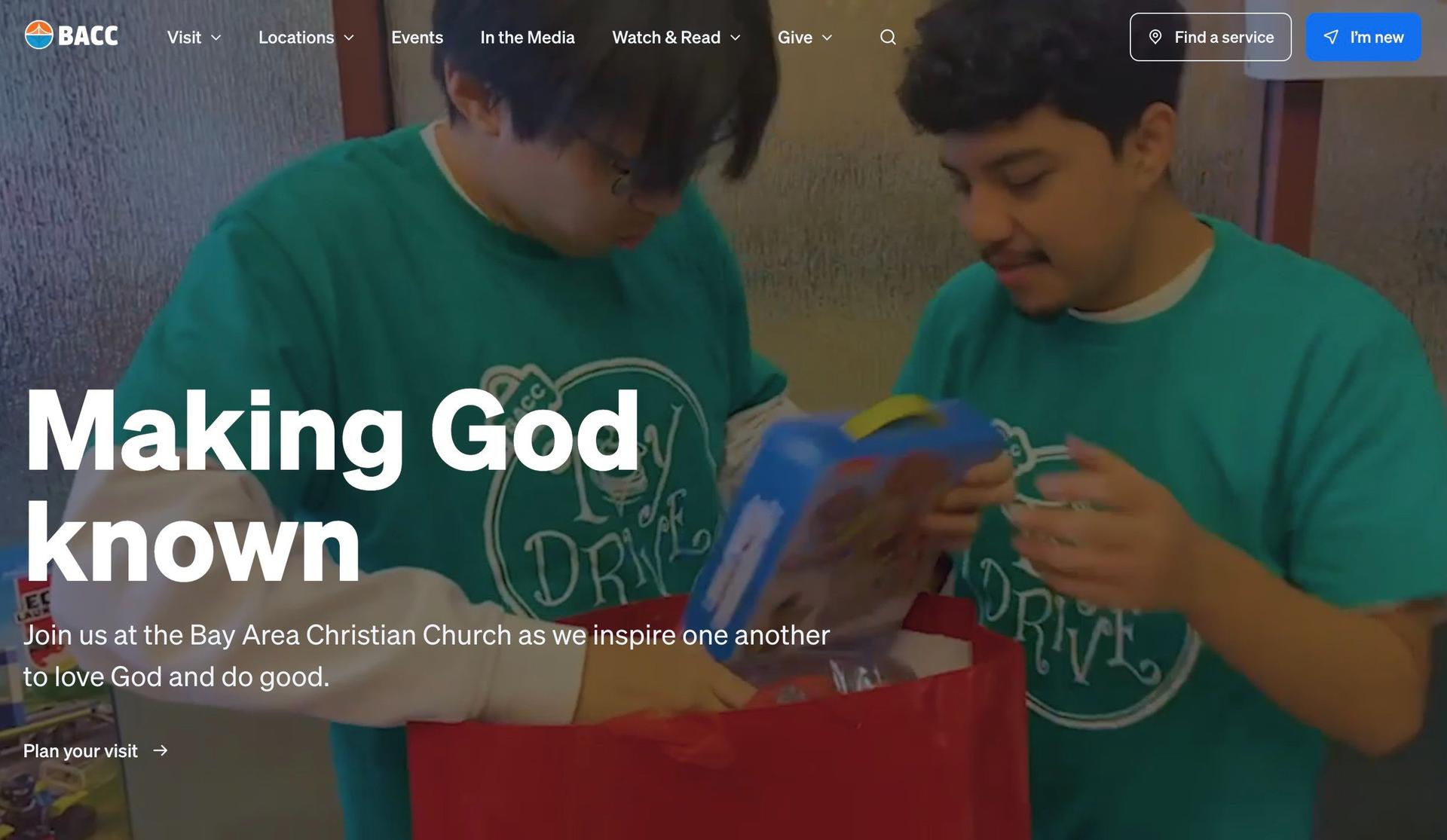 BACC-church websites