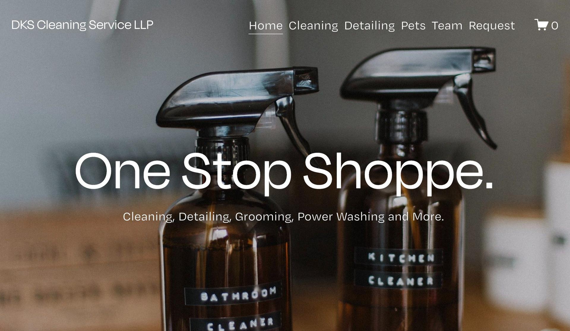 DKS Cleaning-cleaning website examples