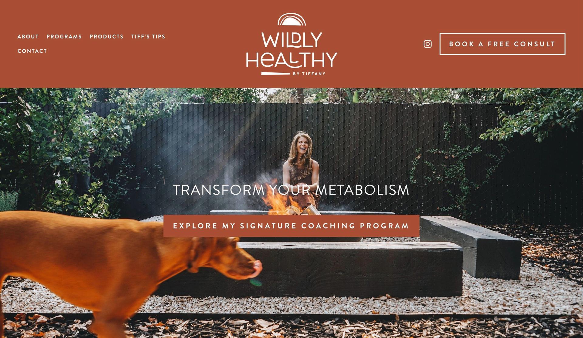 Wildly Healthy by Tiffany-coaching websites