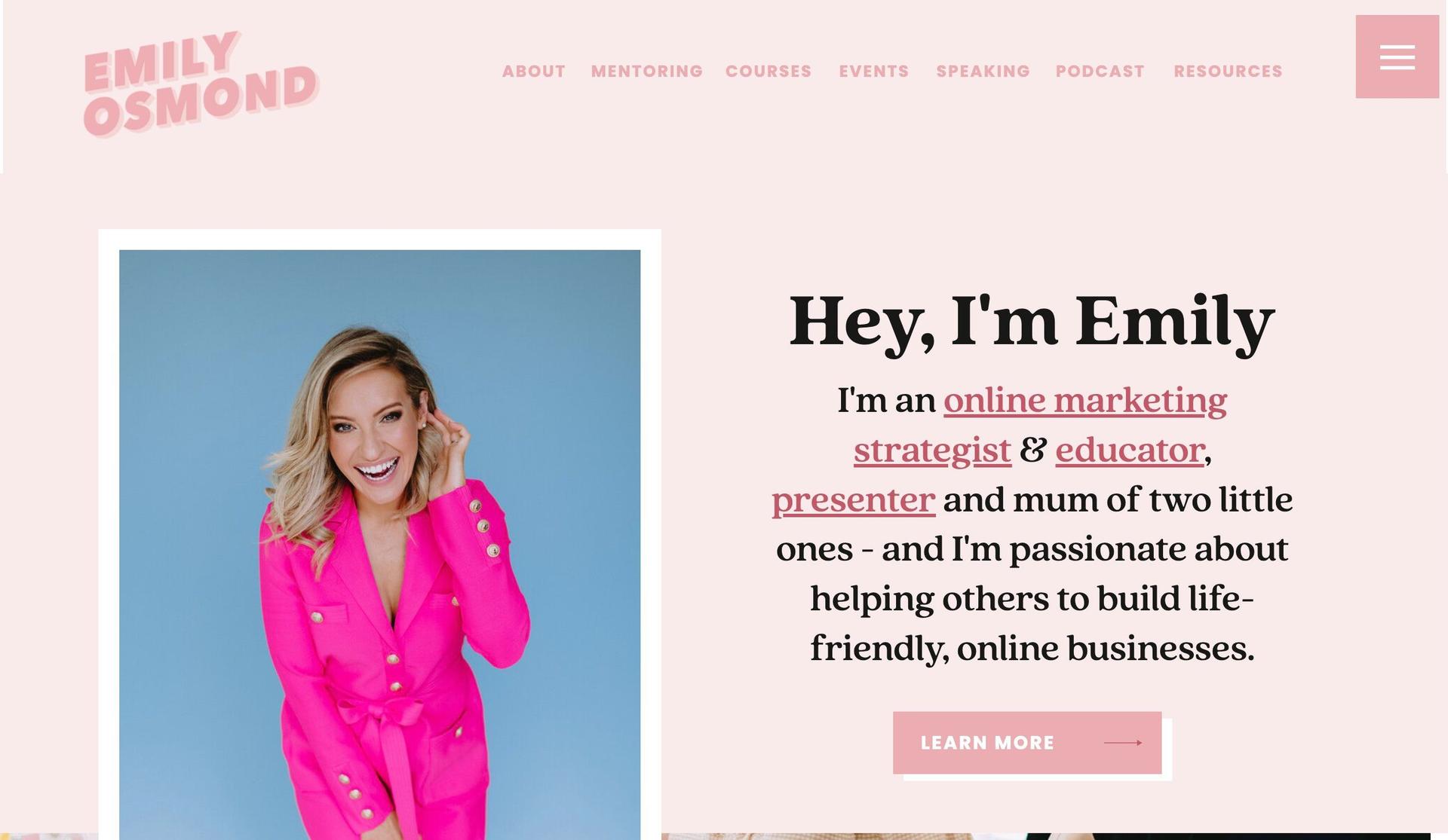 Emily Osmond-coaching websites