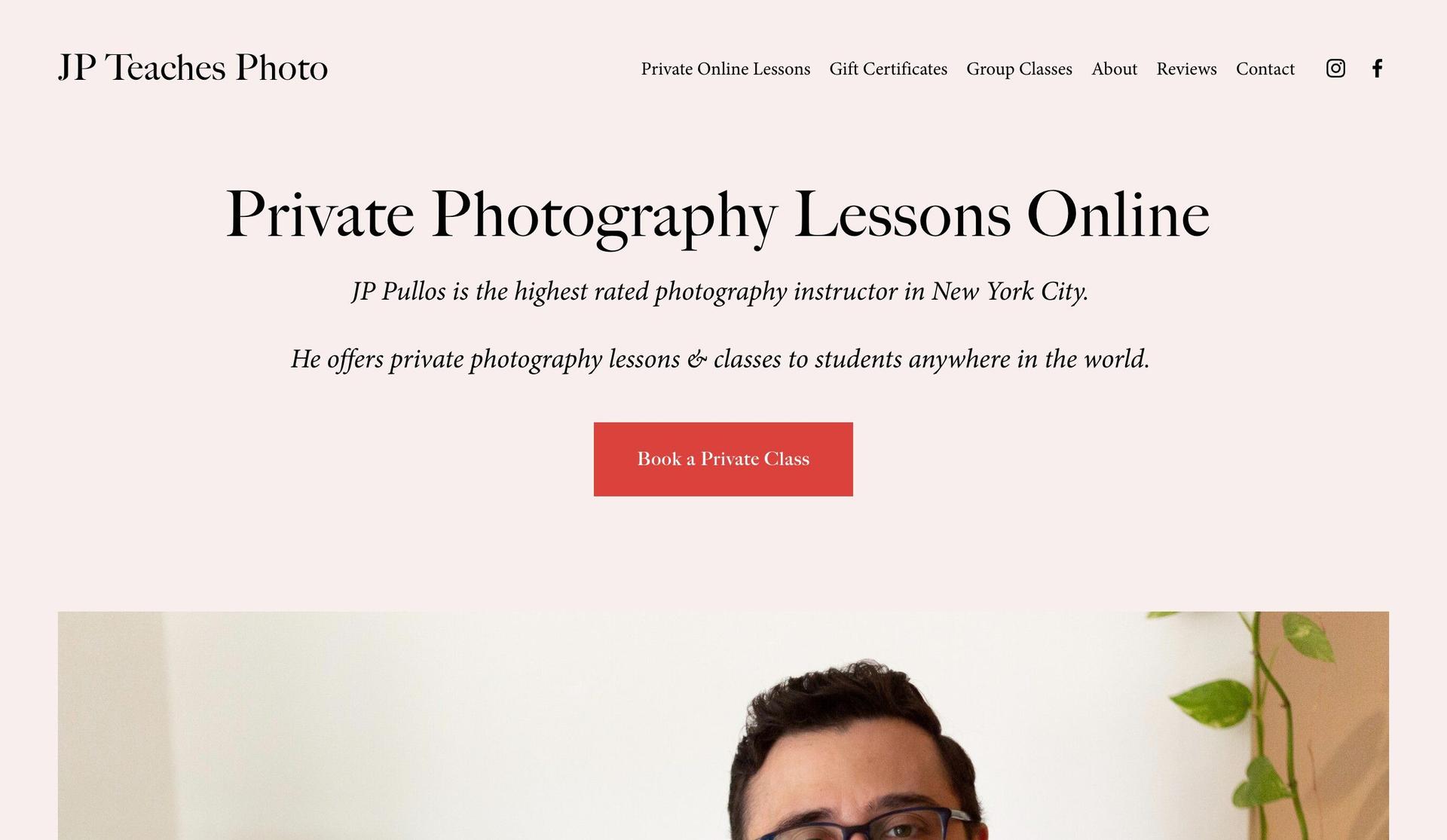 JP Teaches Photo-coaching websites